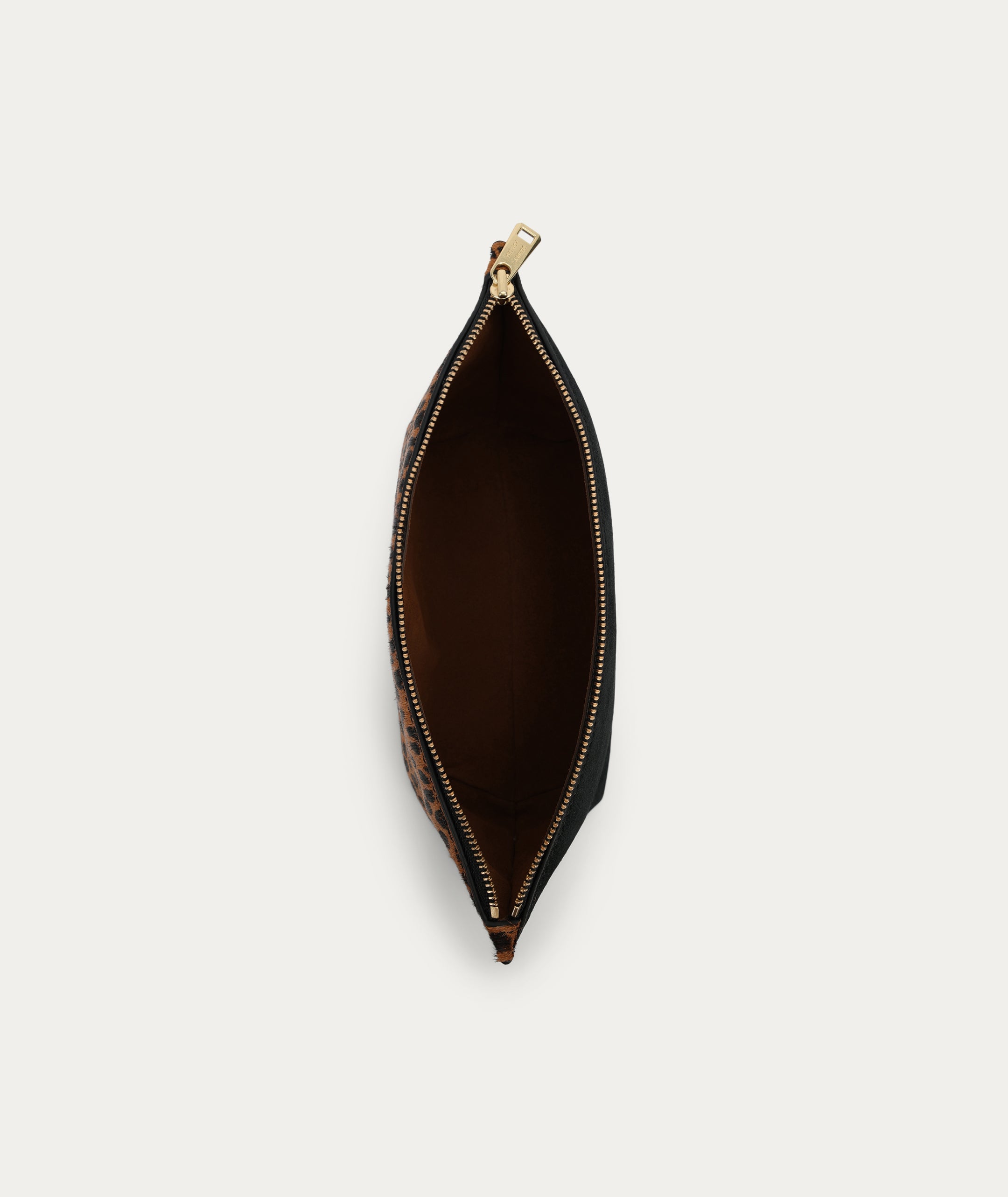 Medium Poucher - Cheetah Calf Hair