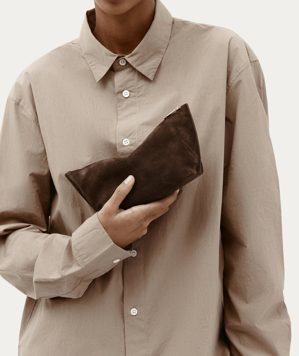 Poucher Grande - Java Suede