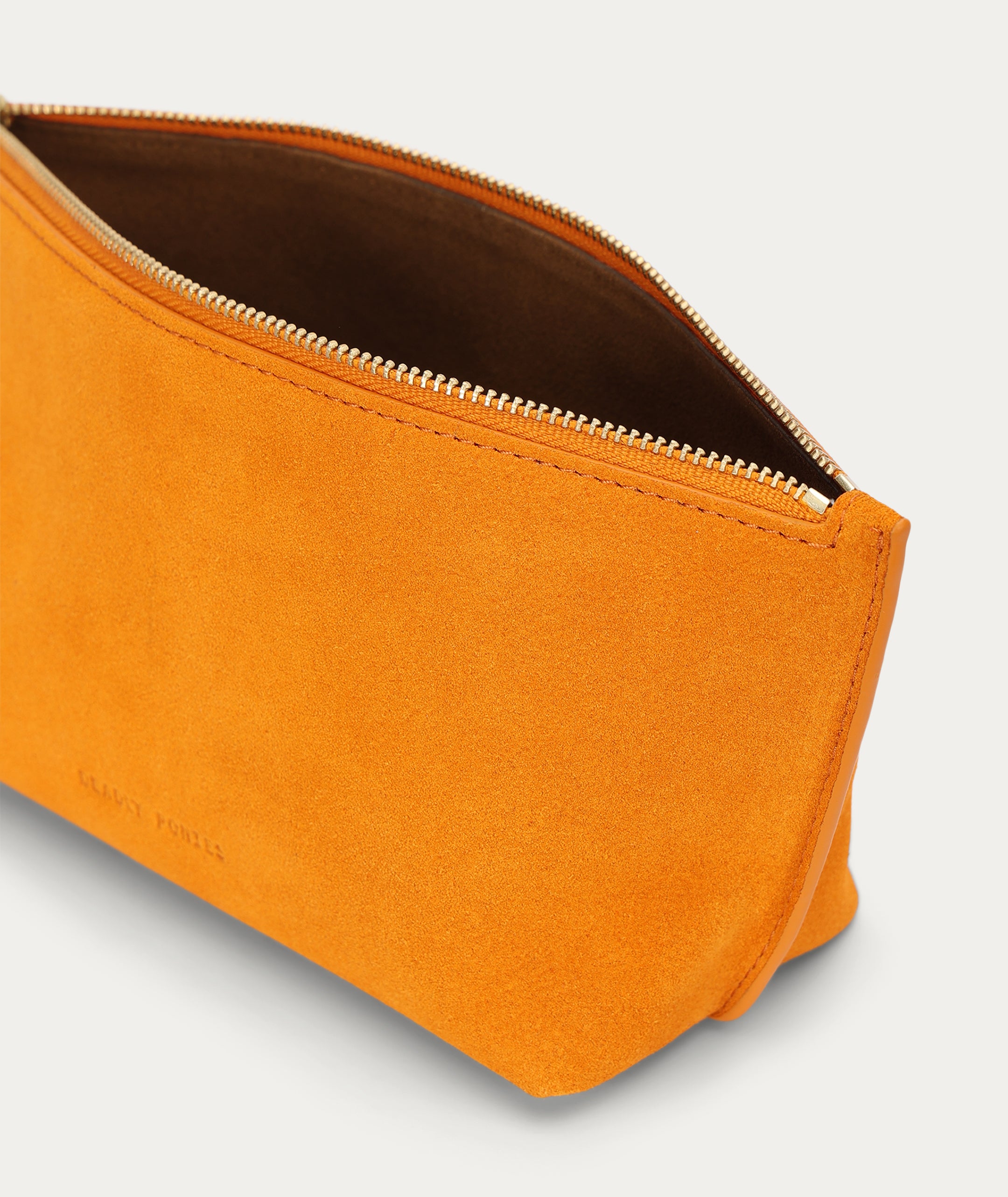 Poucher Grande - Marmalade Suede