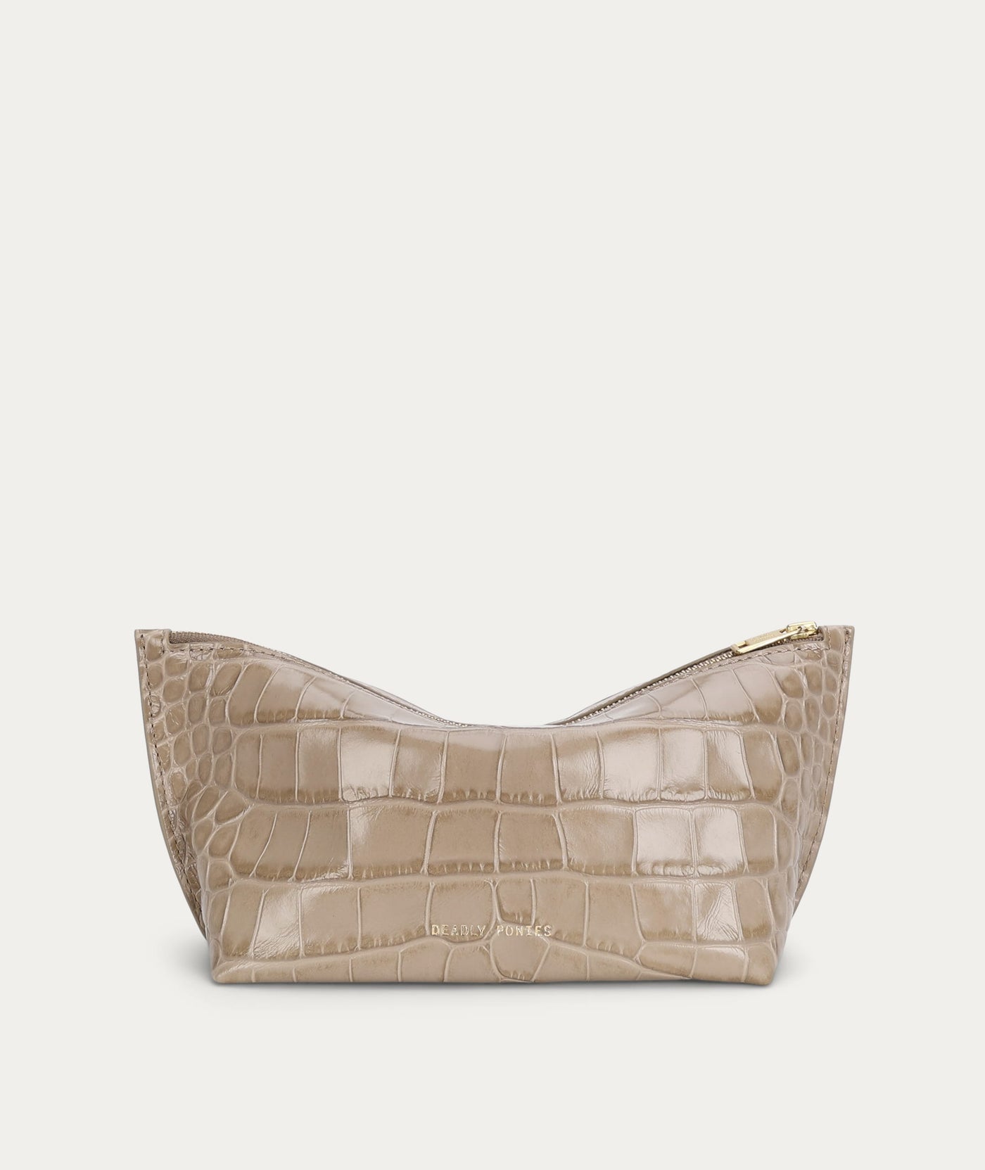 Poucher Grande - Oat Croc