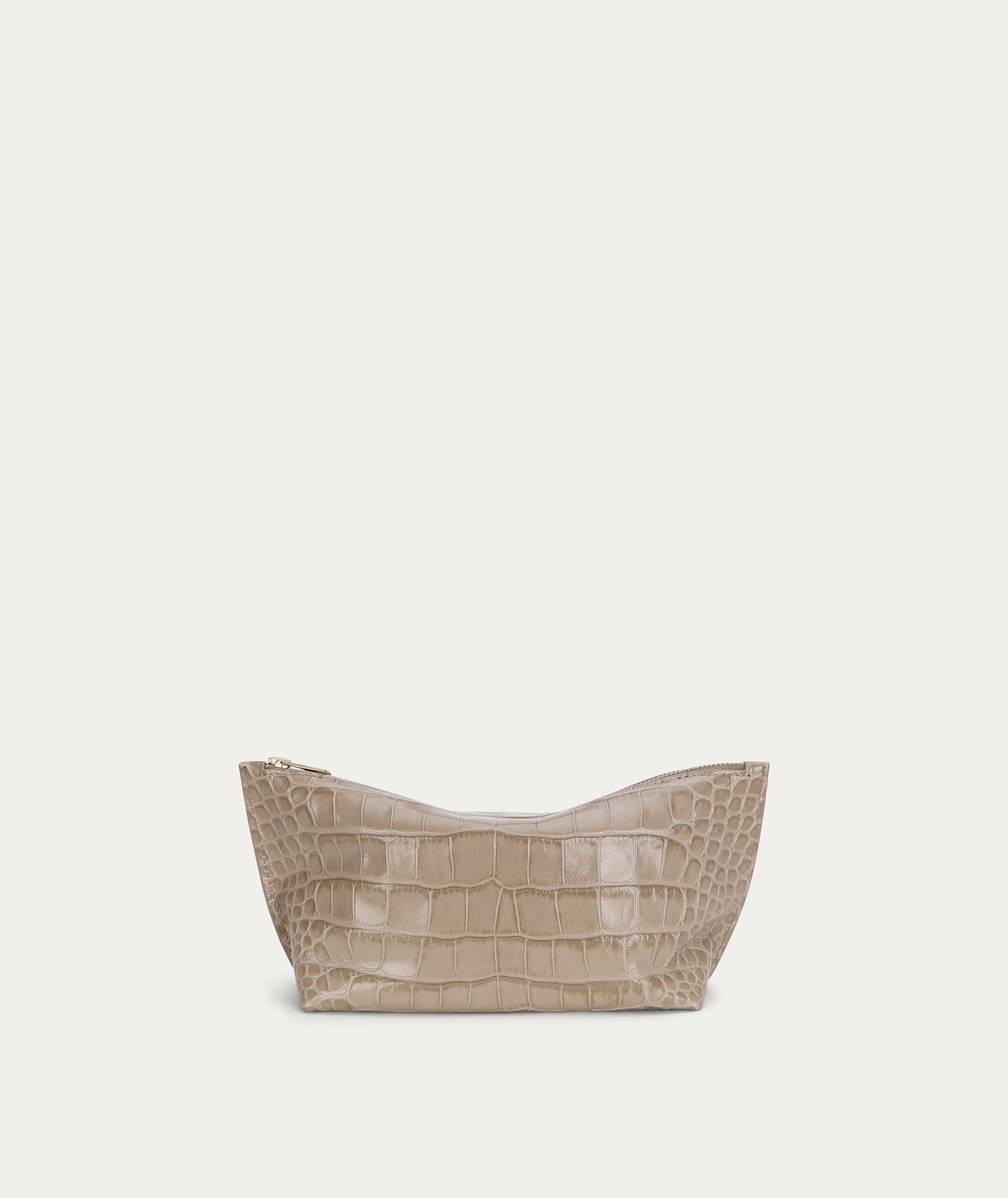 Poucher Grande - Oat Croc