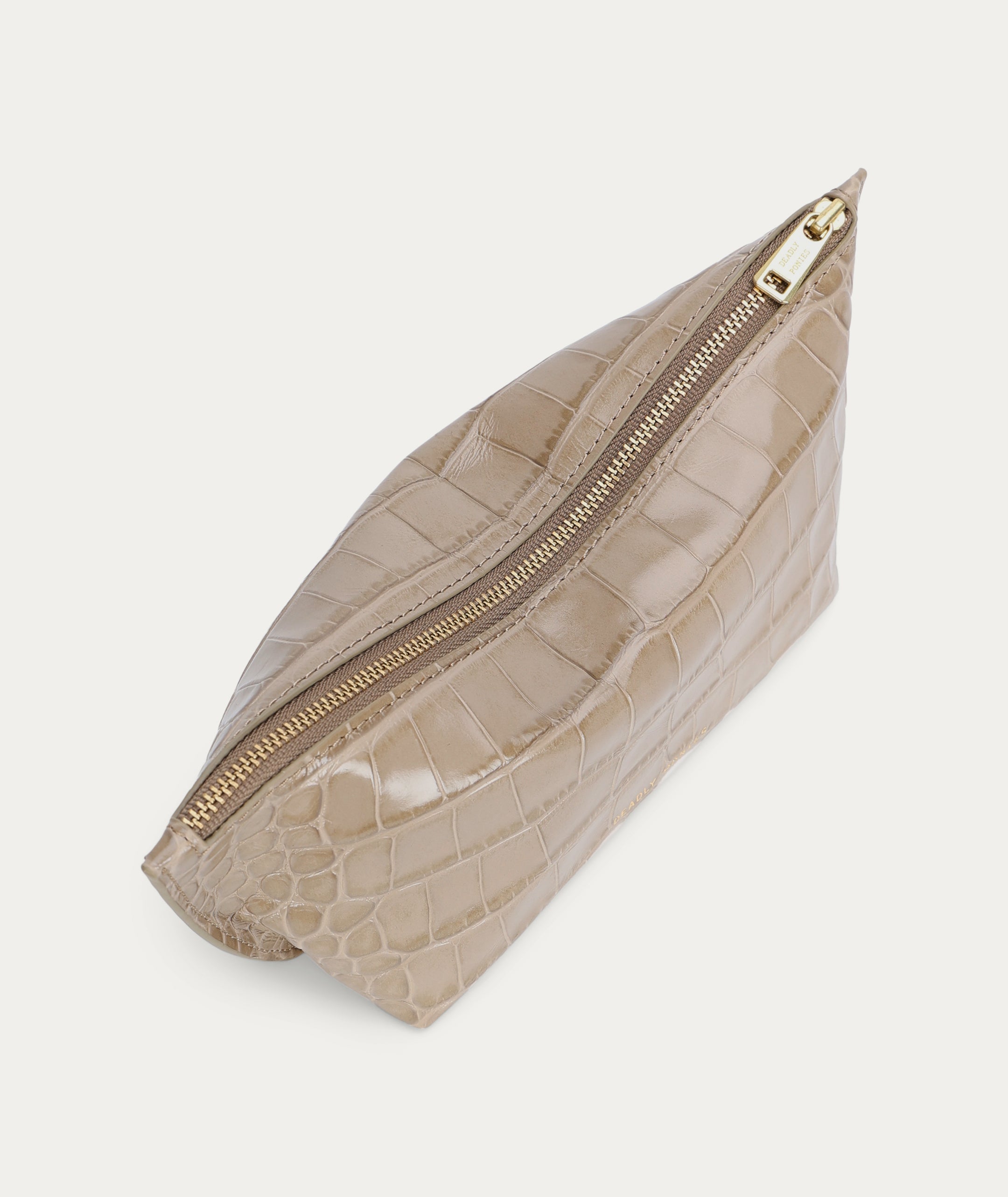 Poucher Grande - Oat Croc