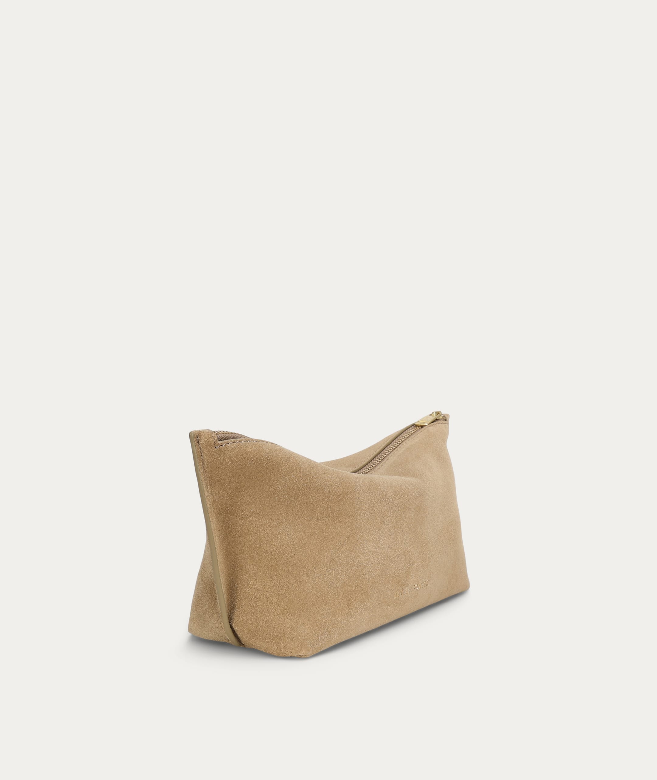 Poucher Grande - Oat Suede