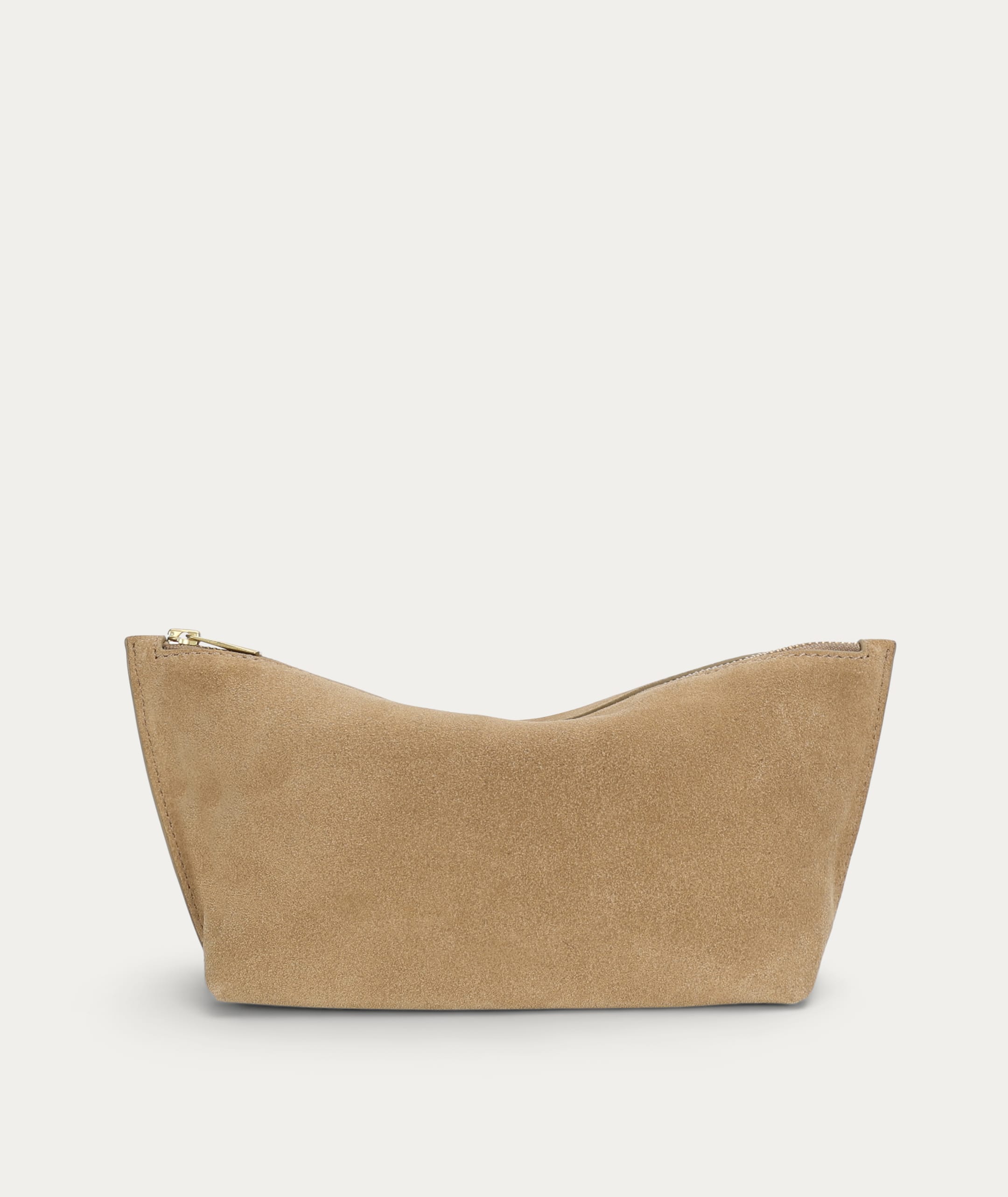 Poucher Grande - Oat Suede