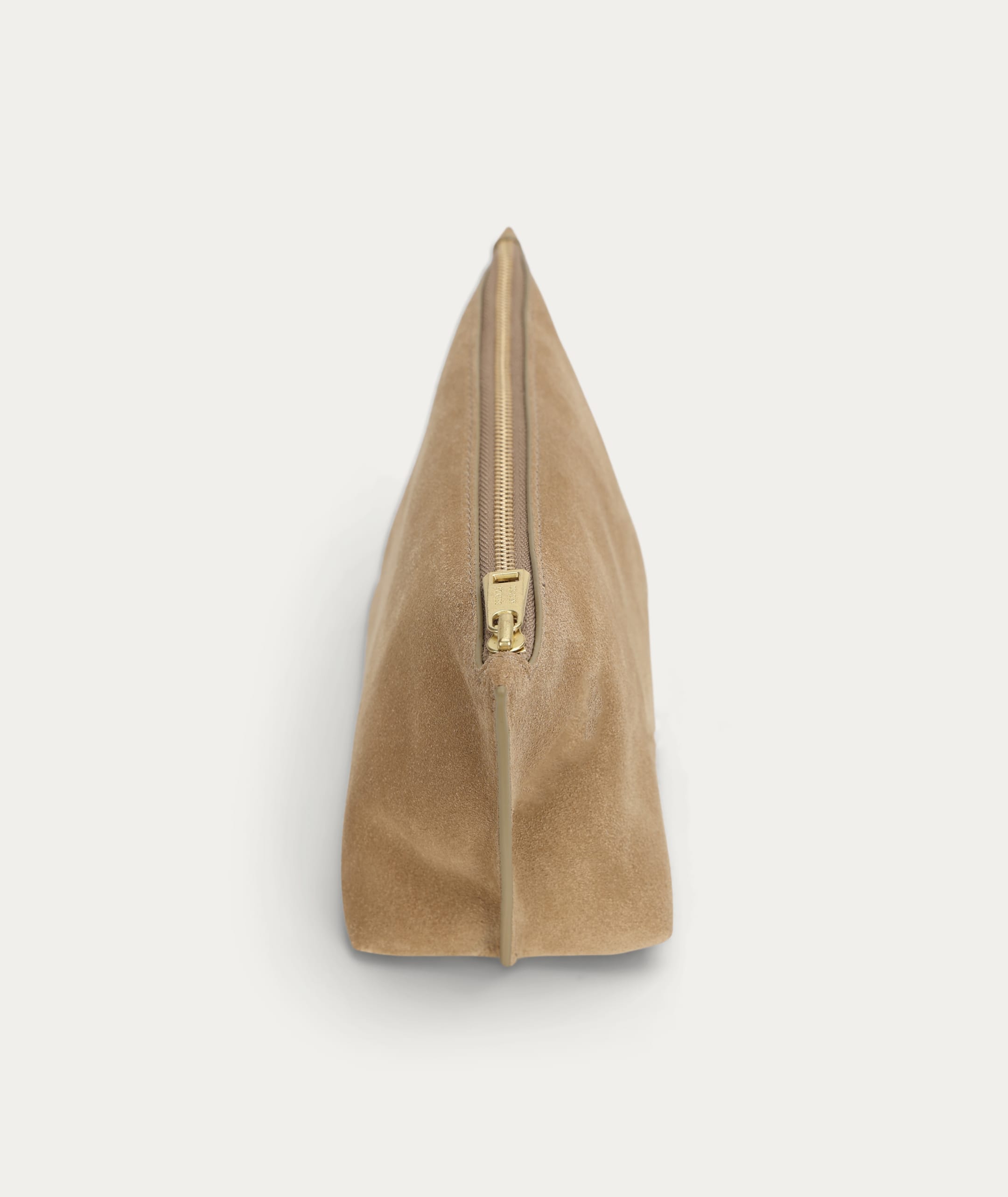 Poucher Grande - Oat Suede
