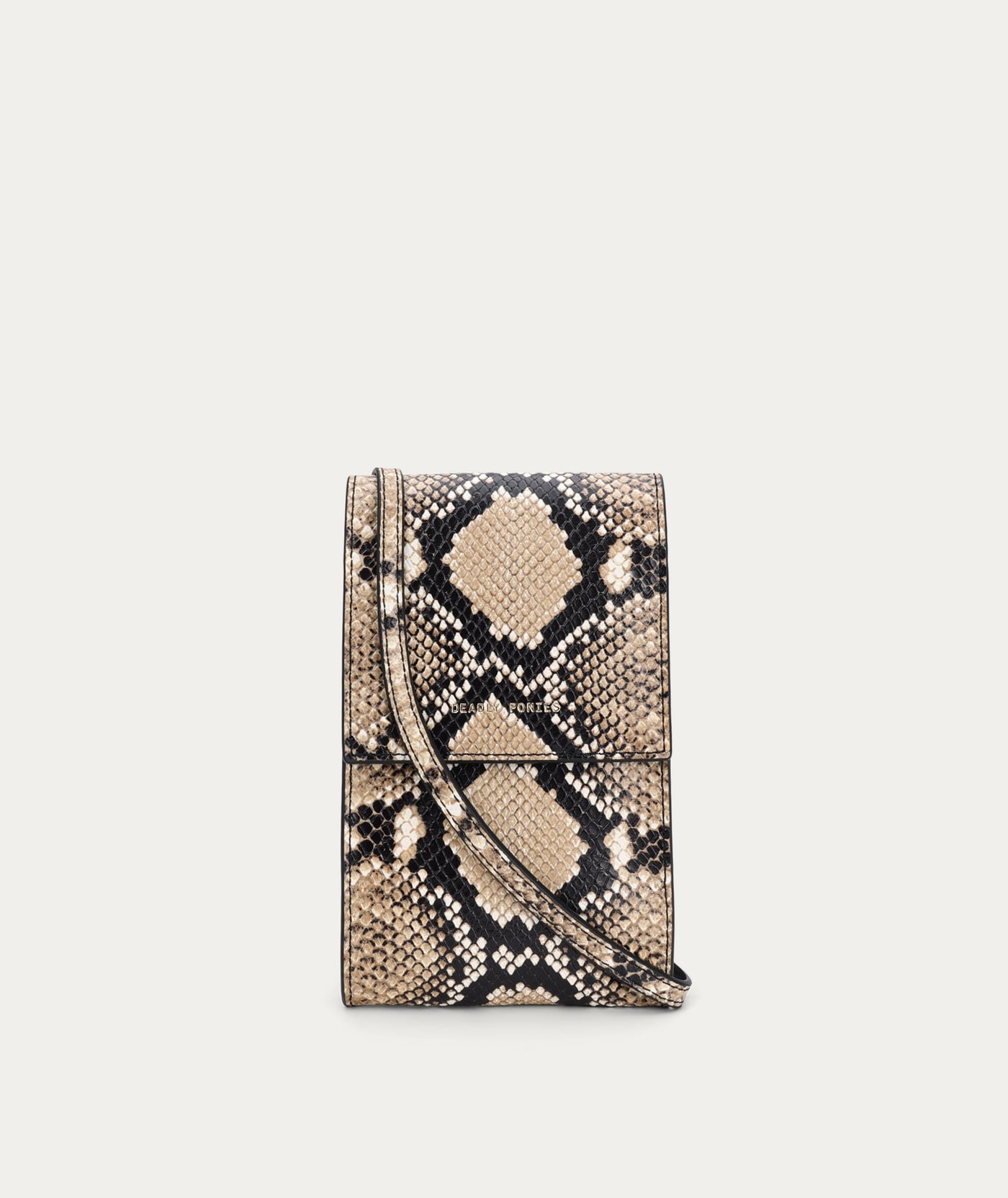 Poucheroo - Leather Strap - Birch Python