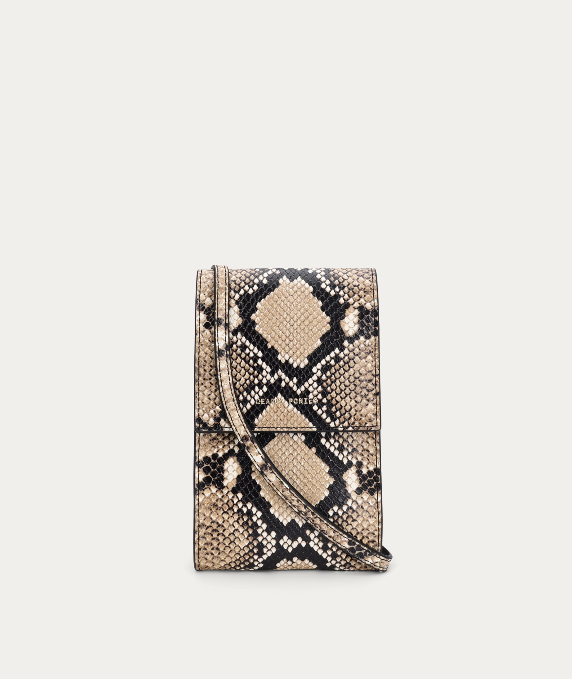 Poucheroo - Leather Strap - Birch Python