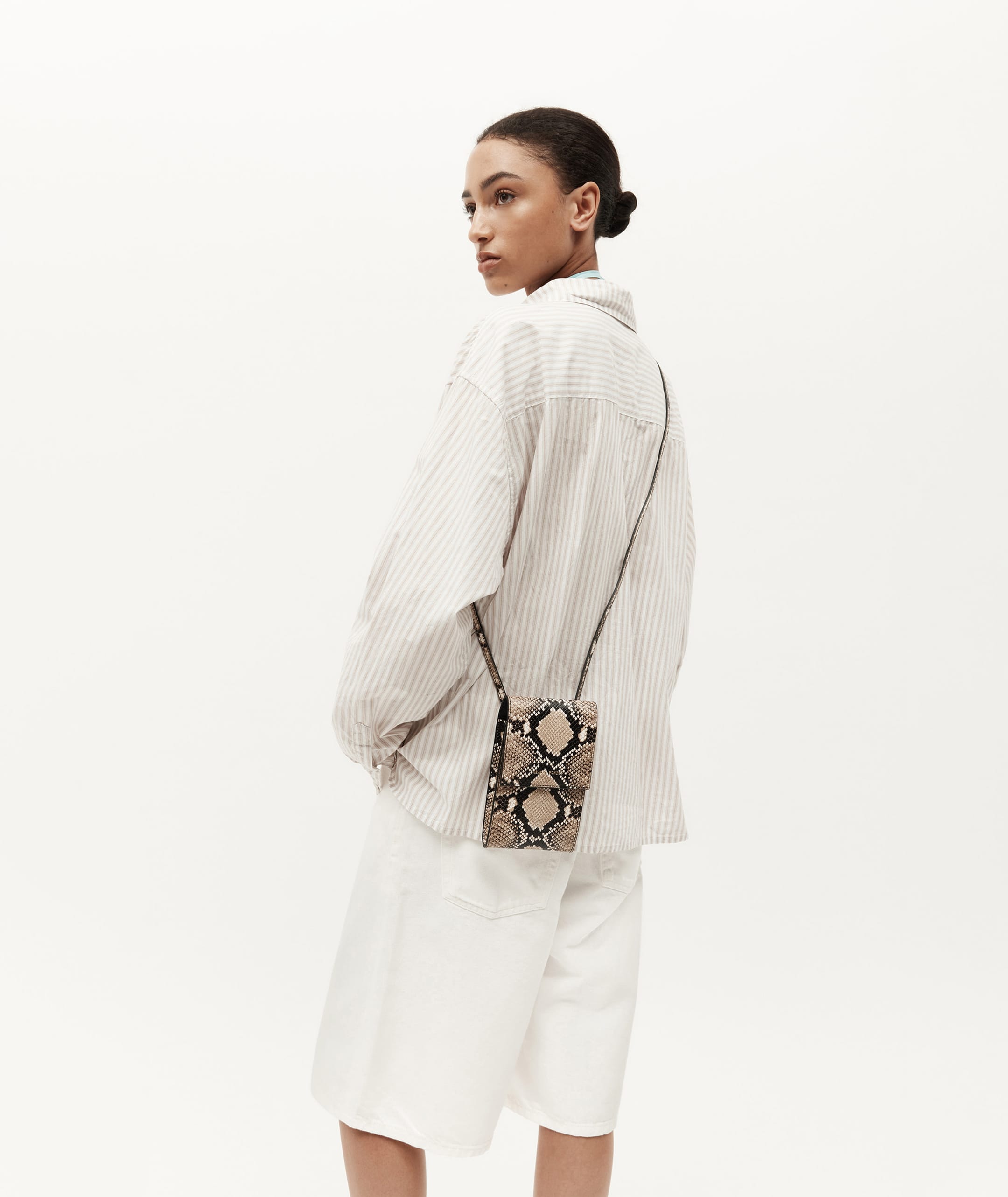 Poucheroo - Leather Strap - Birch Python
