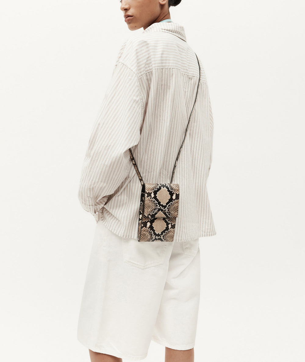 Poucheroo - Leather Strap - Birch Python