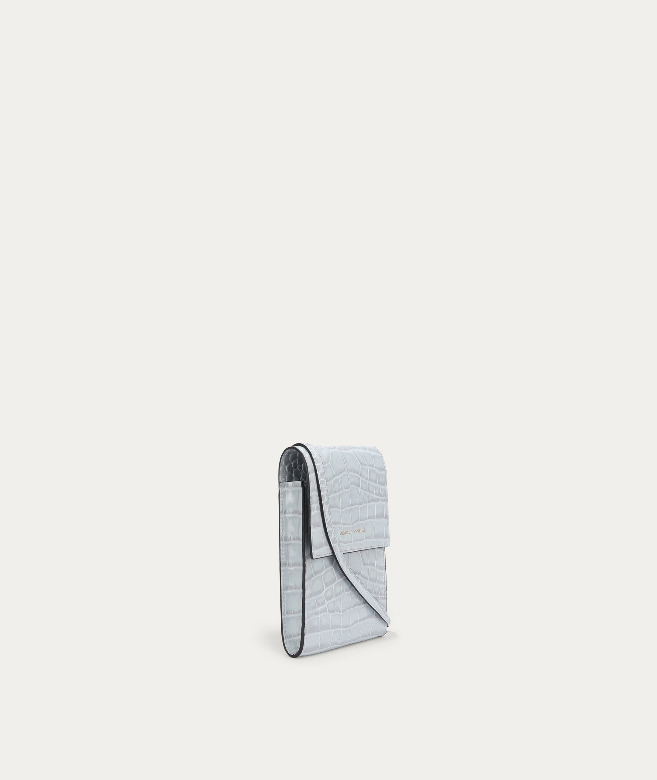 Poucheroo Leather Strap - Iceberg Croc