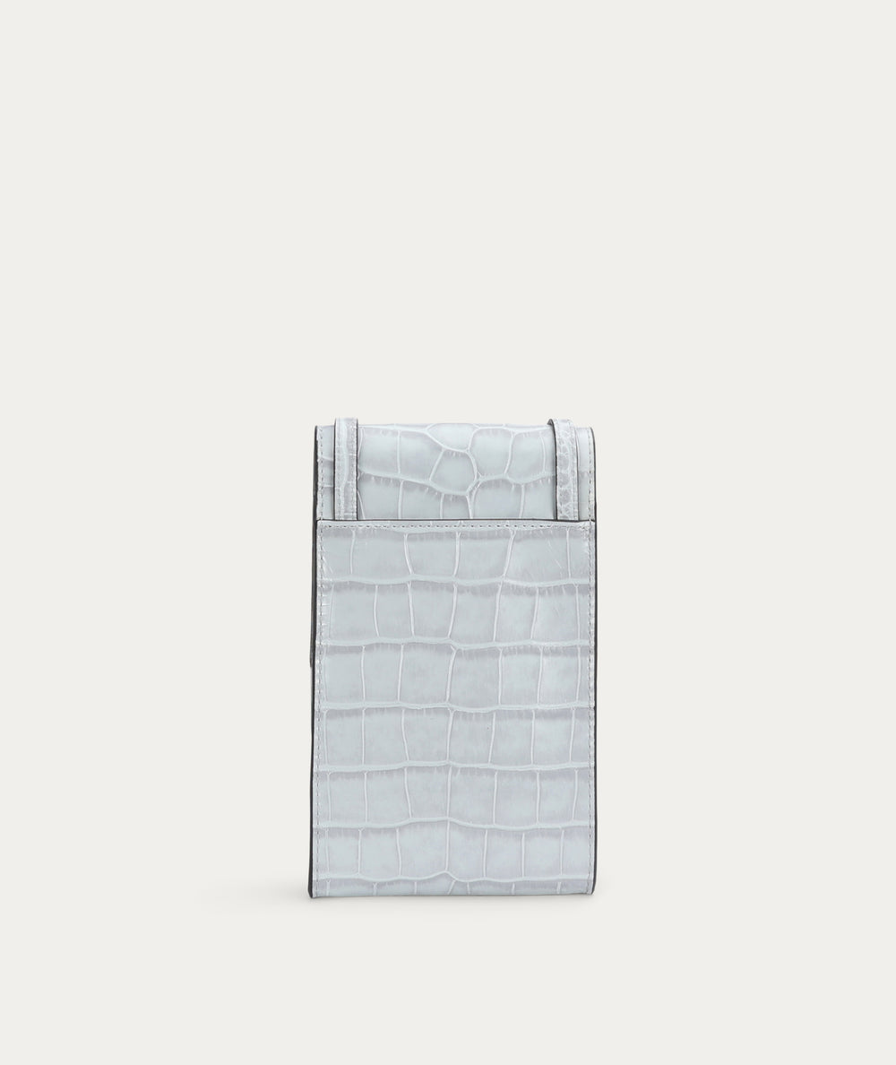 Poucheroo - Leather Strap - Iceberg Croc