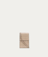 Poucheroo Leather Strap - Oat Croc