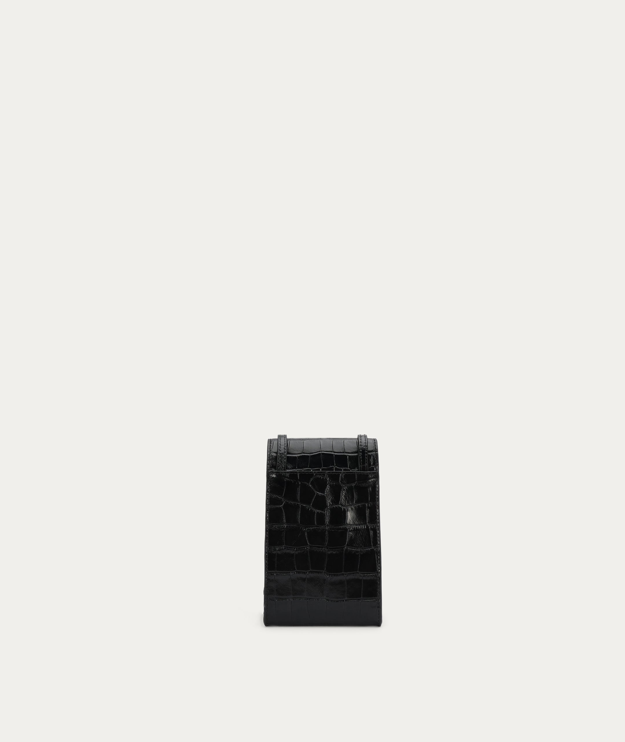 Poucheroo Phone Wallet - Black Croc