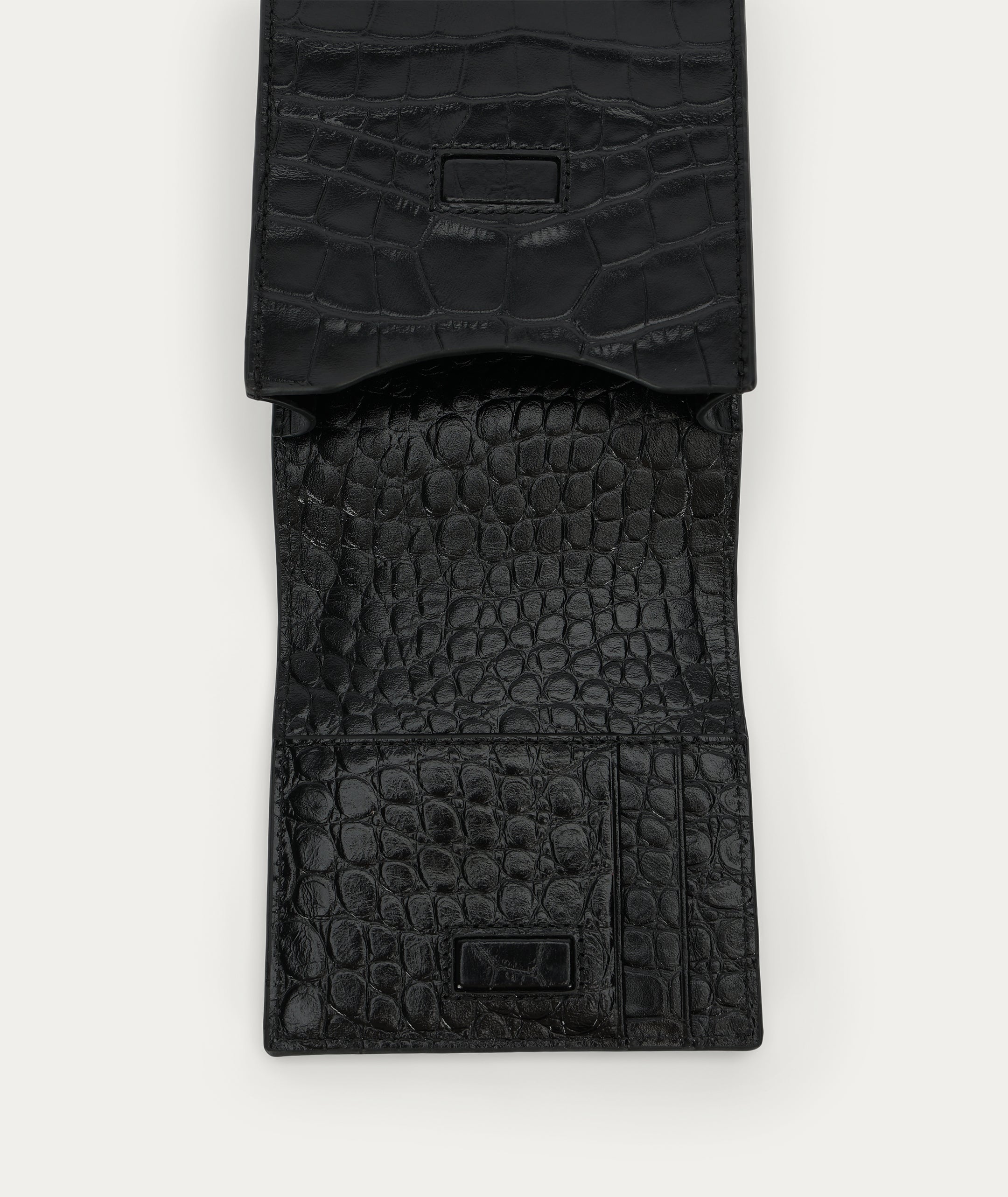 Poucheroo Phone Wallet - Black Croc