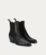 Rider Boot - Black/Purple Tab