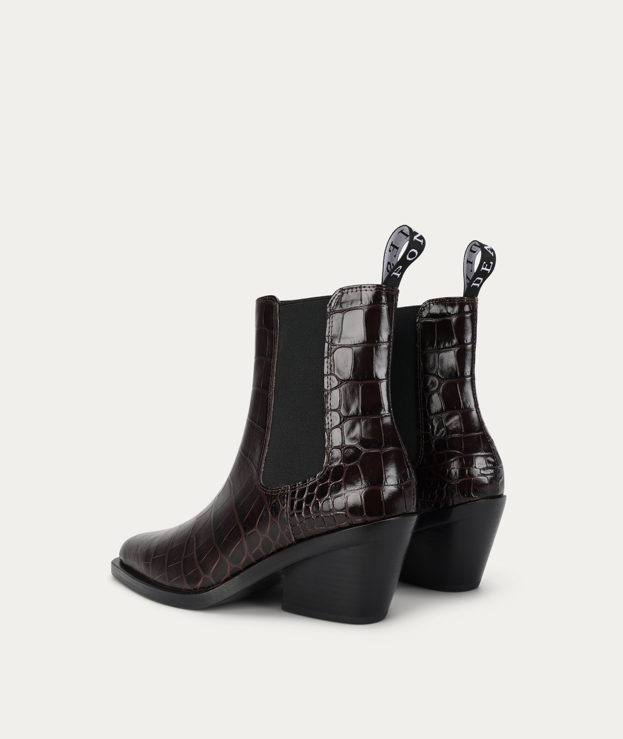 Rider Boot - Espresso Croc