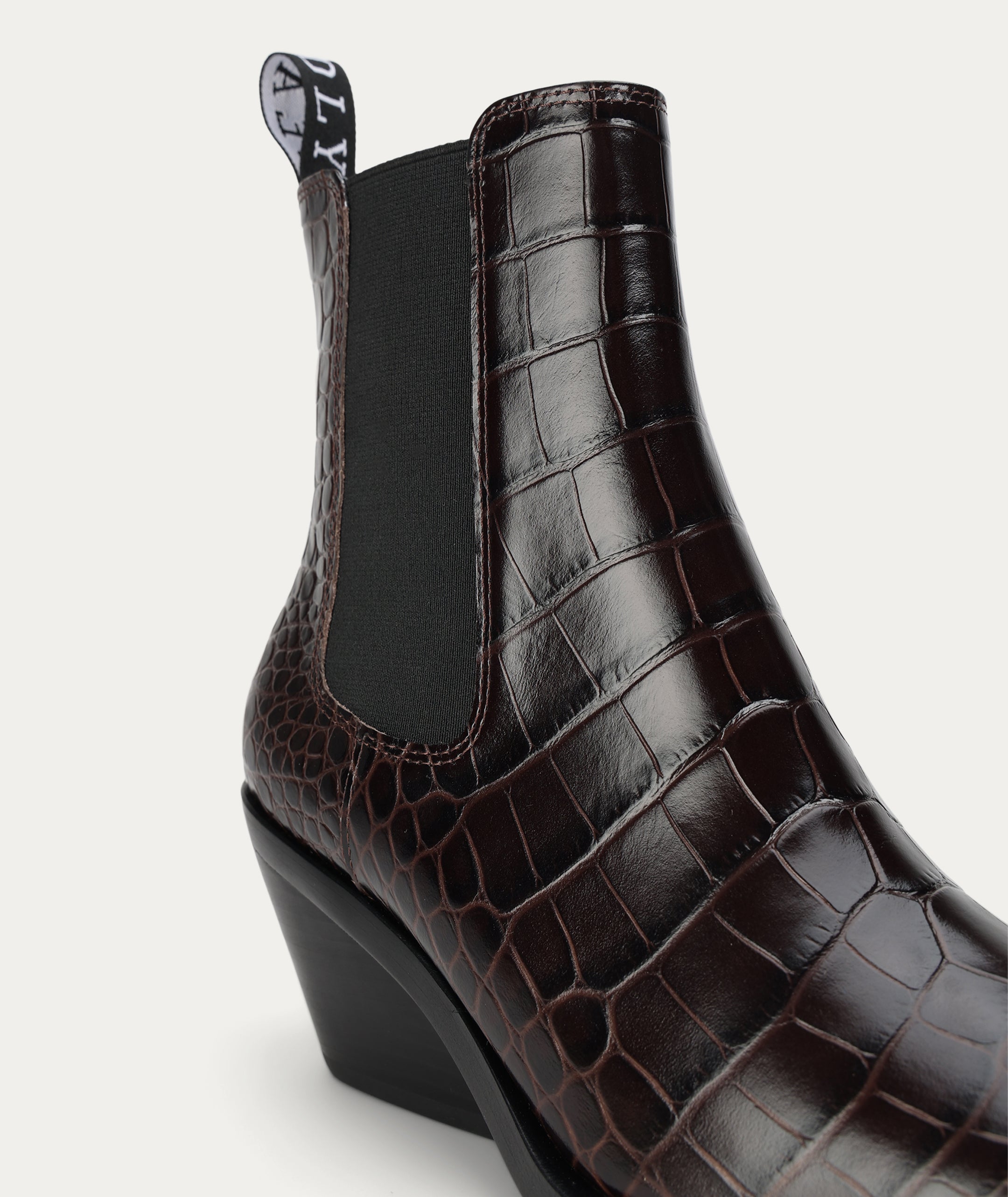 Rider Boot - Espresso Croc