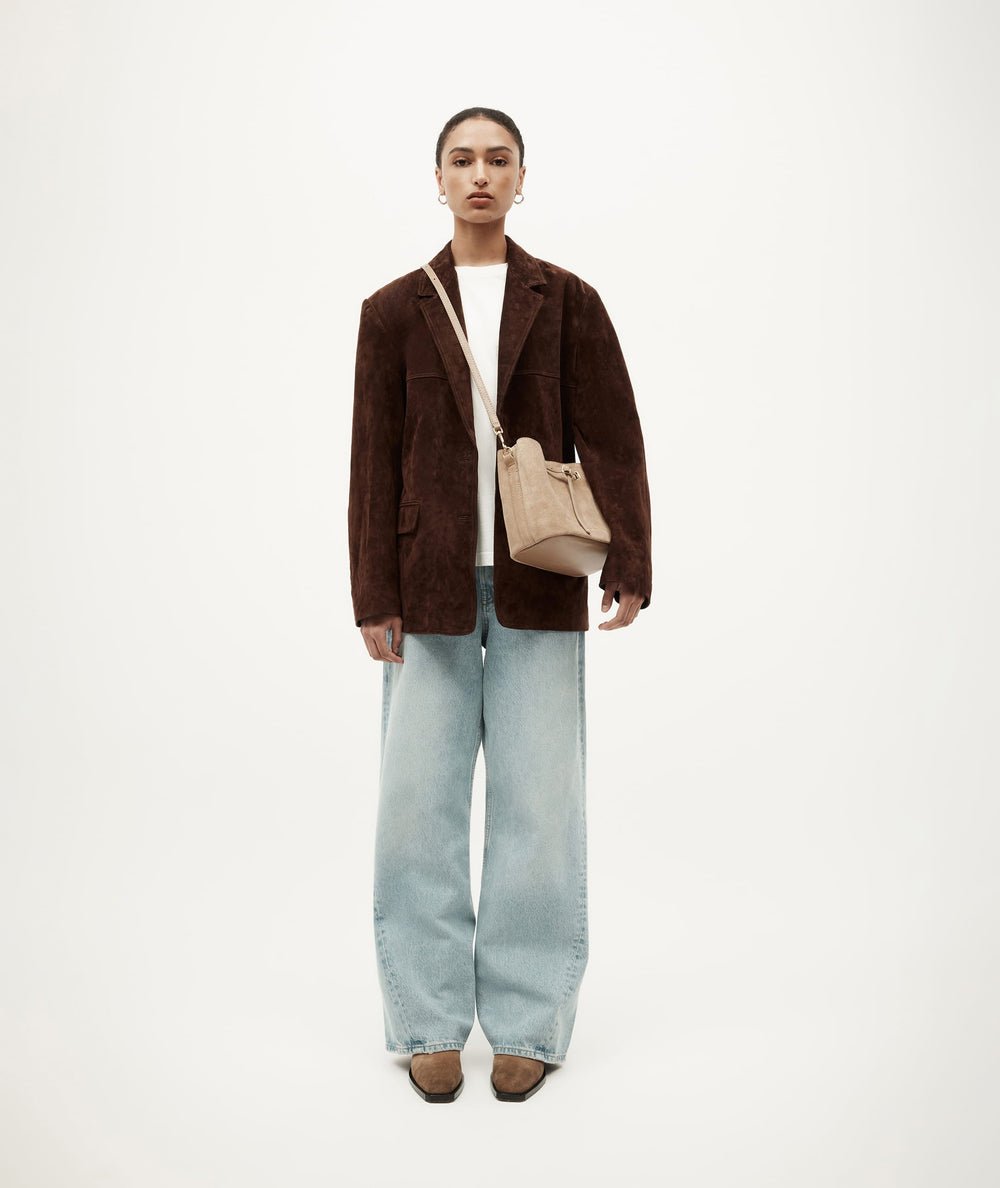 Rider Boot - Oat Suede