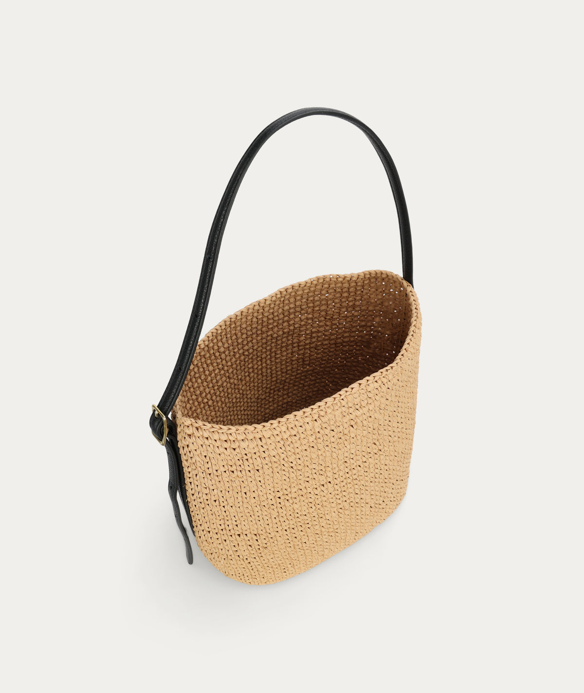 Rush Tote - Natural Raffia/Black