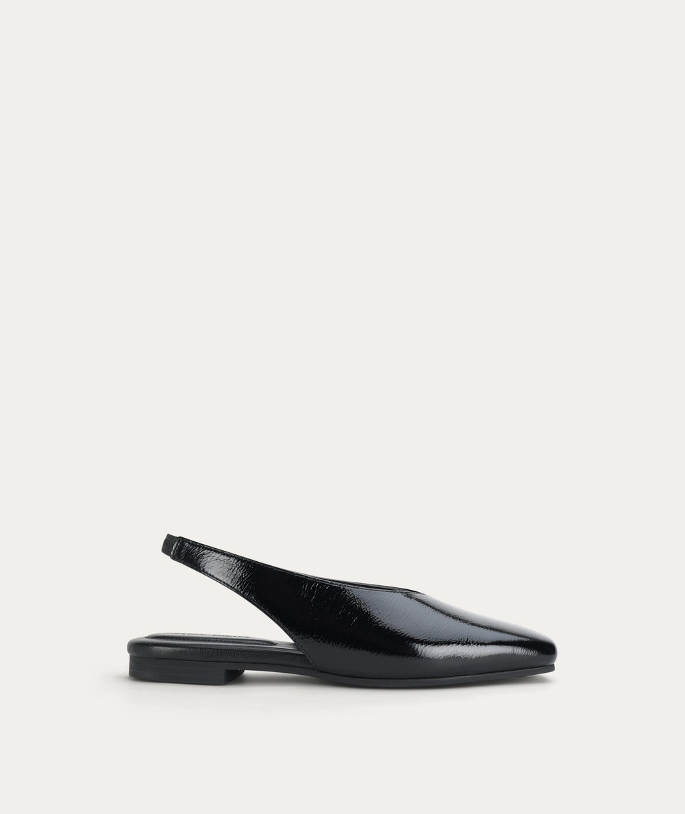 Saddleback Flat - Black Patent