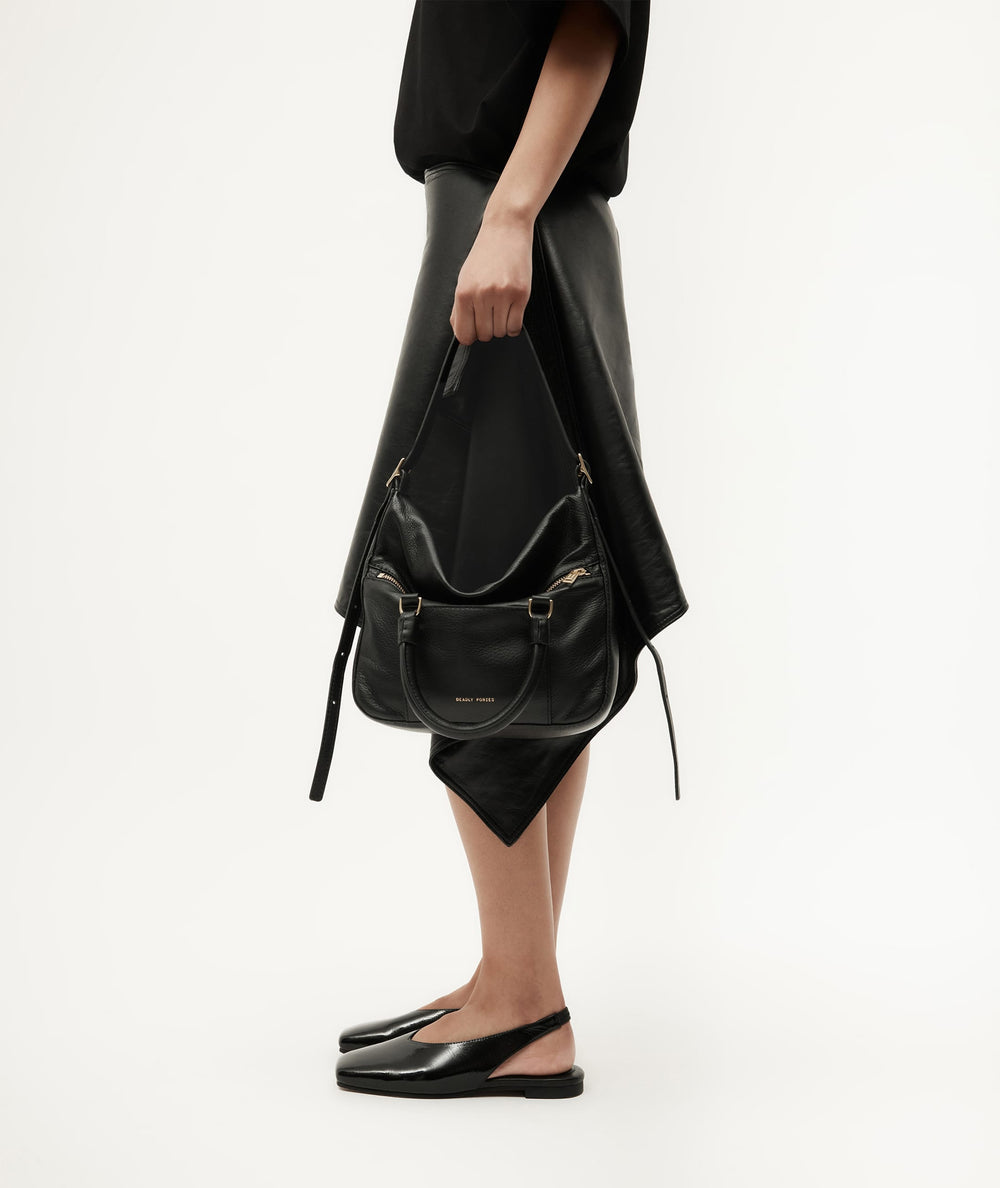 Saddleback Flat - Black Patent