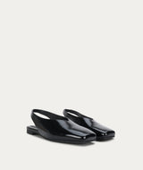Saddleback Flat - Black Patent