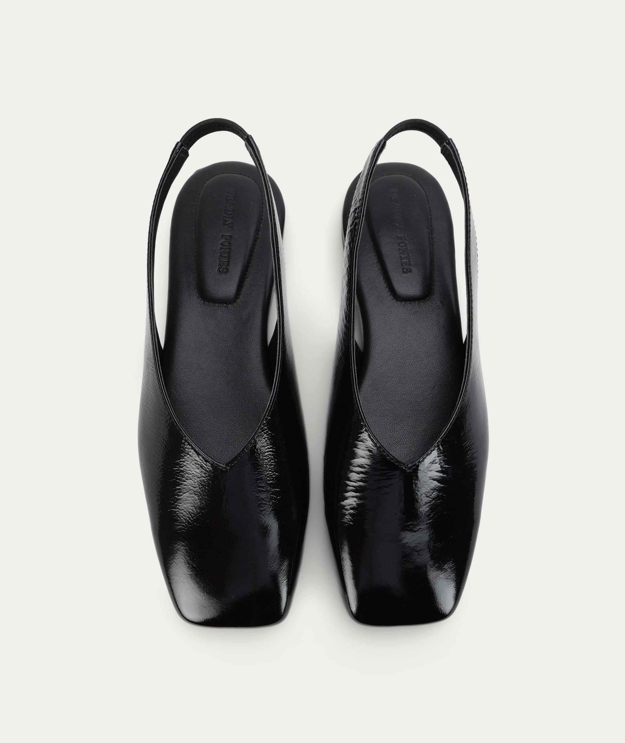 Saddleback Flat - Black Patent