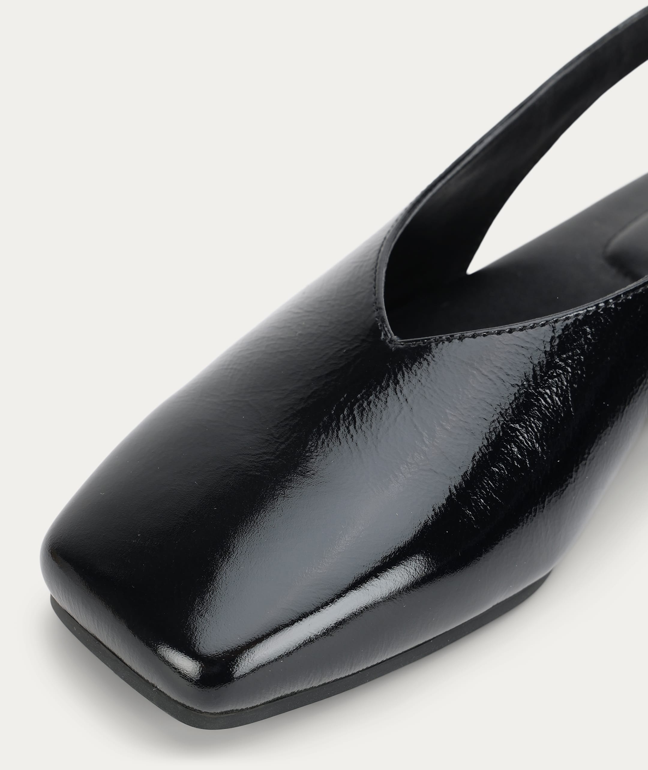Saddleback Flat - Black Patent