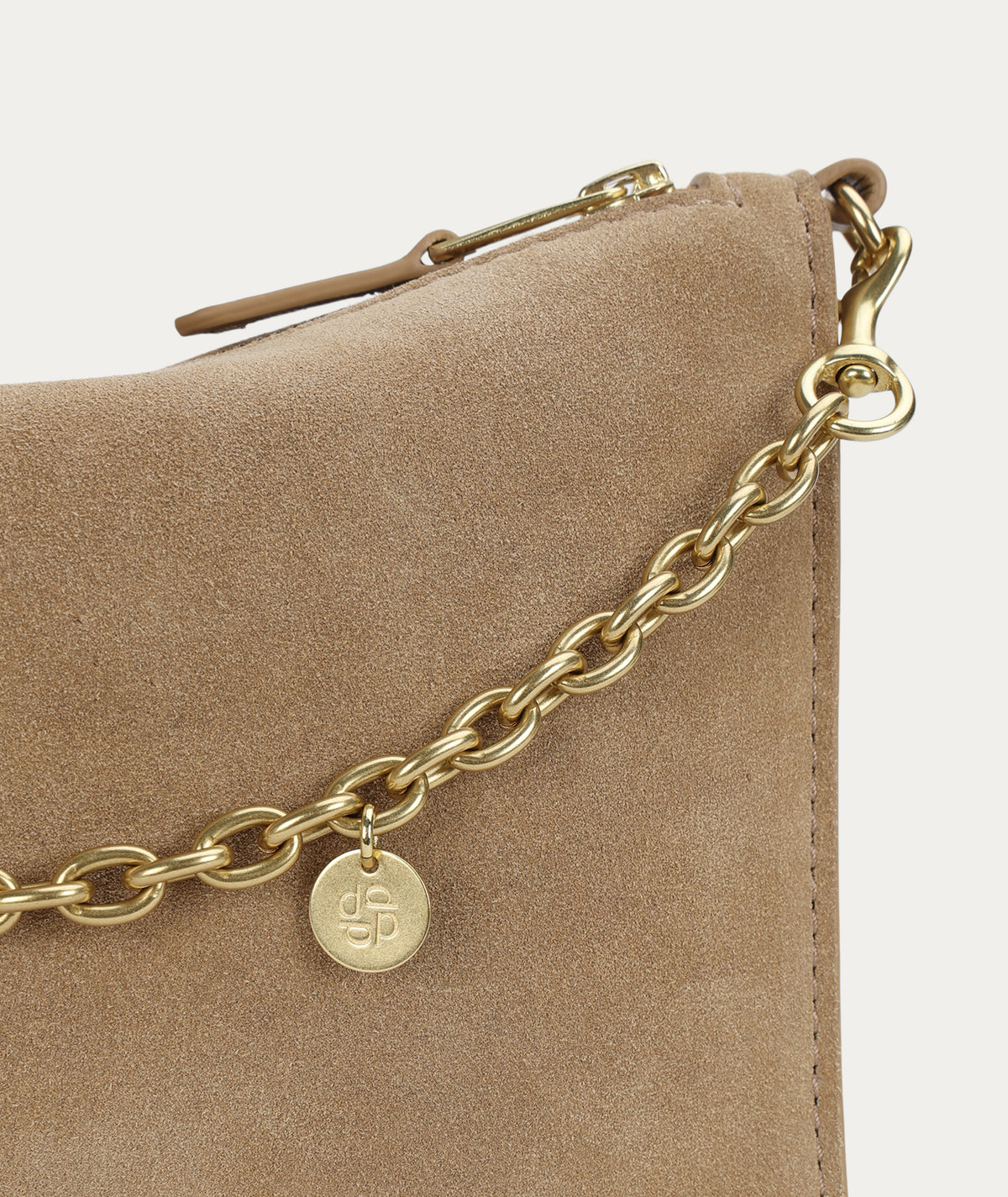 Siamese Bag - Oat Suede