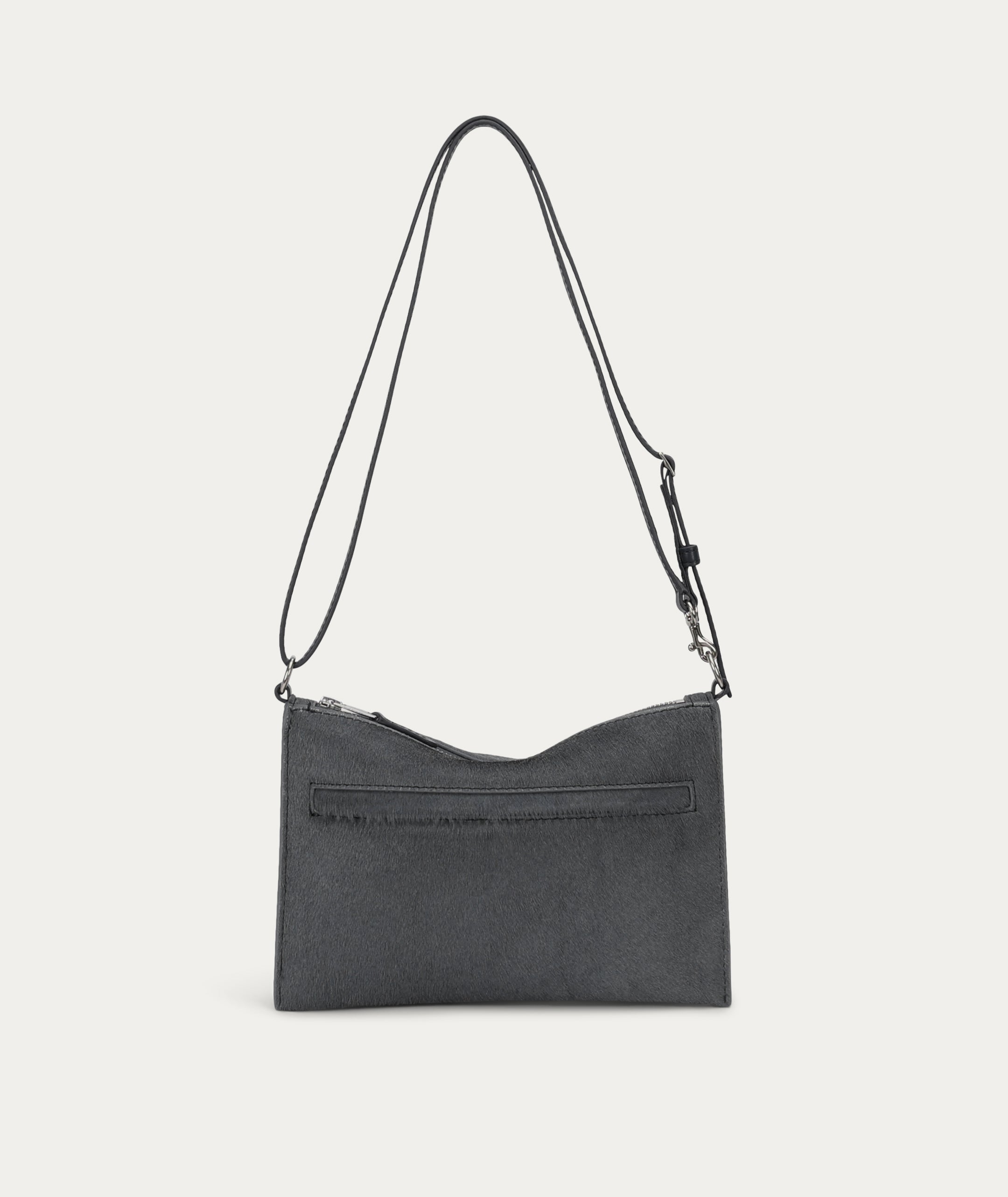 Siamese Bag - Petrol Calf Hair