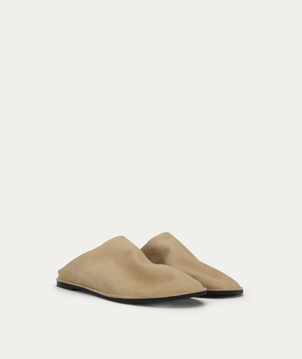 Sola Slide - Oat Suede