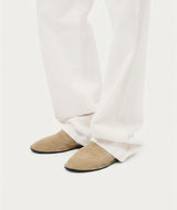 Sola Slide - Oat Suede