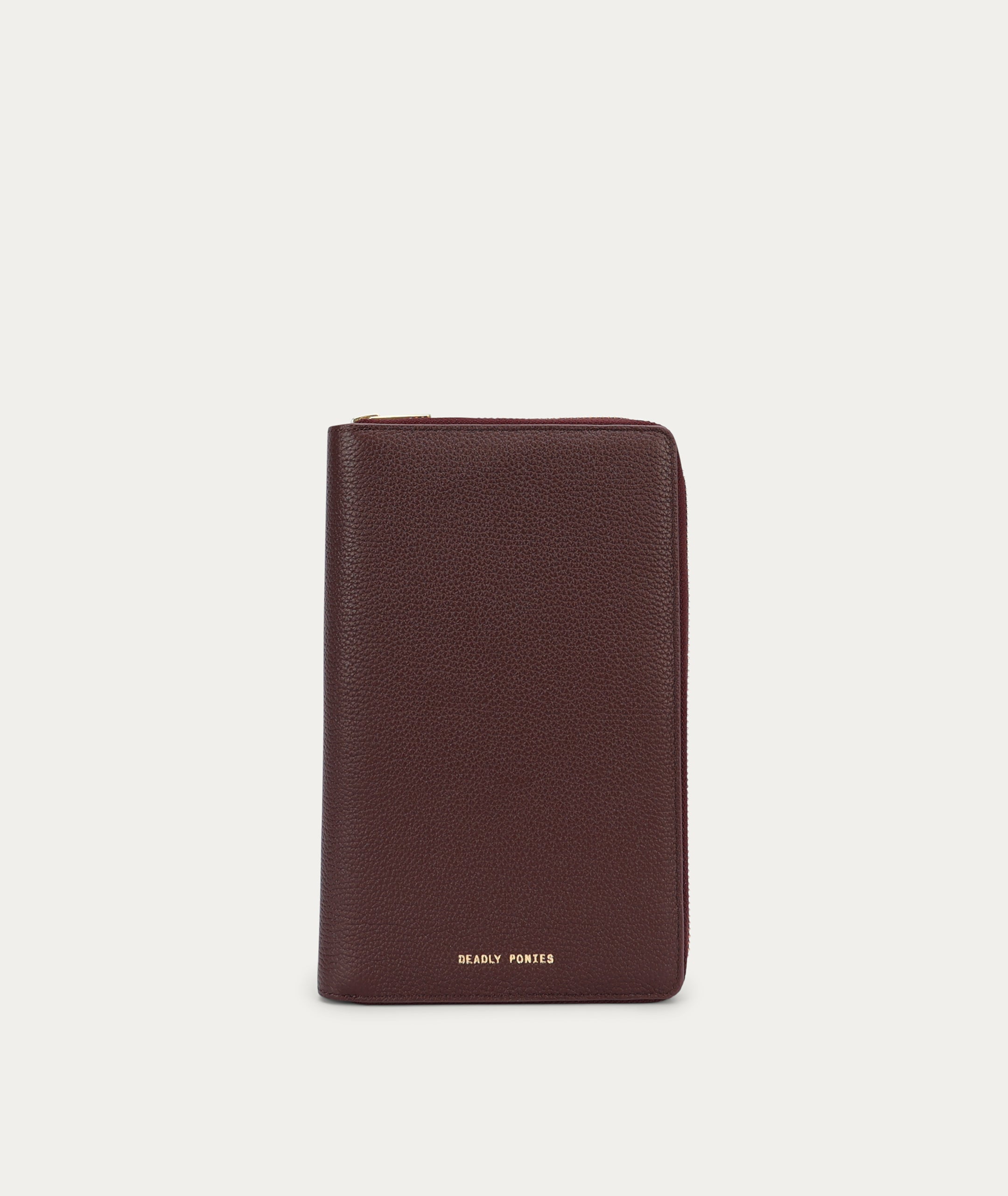Travel Wallet - Dark Cherry