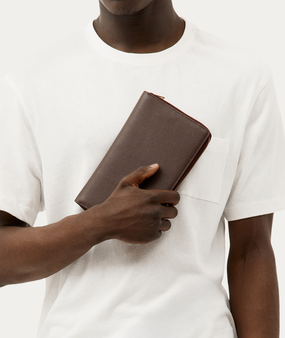 Travel Wallet - Dark Cherry
