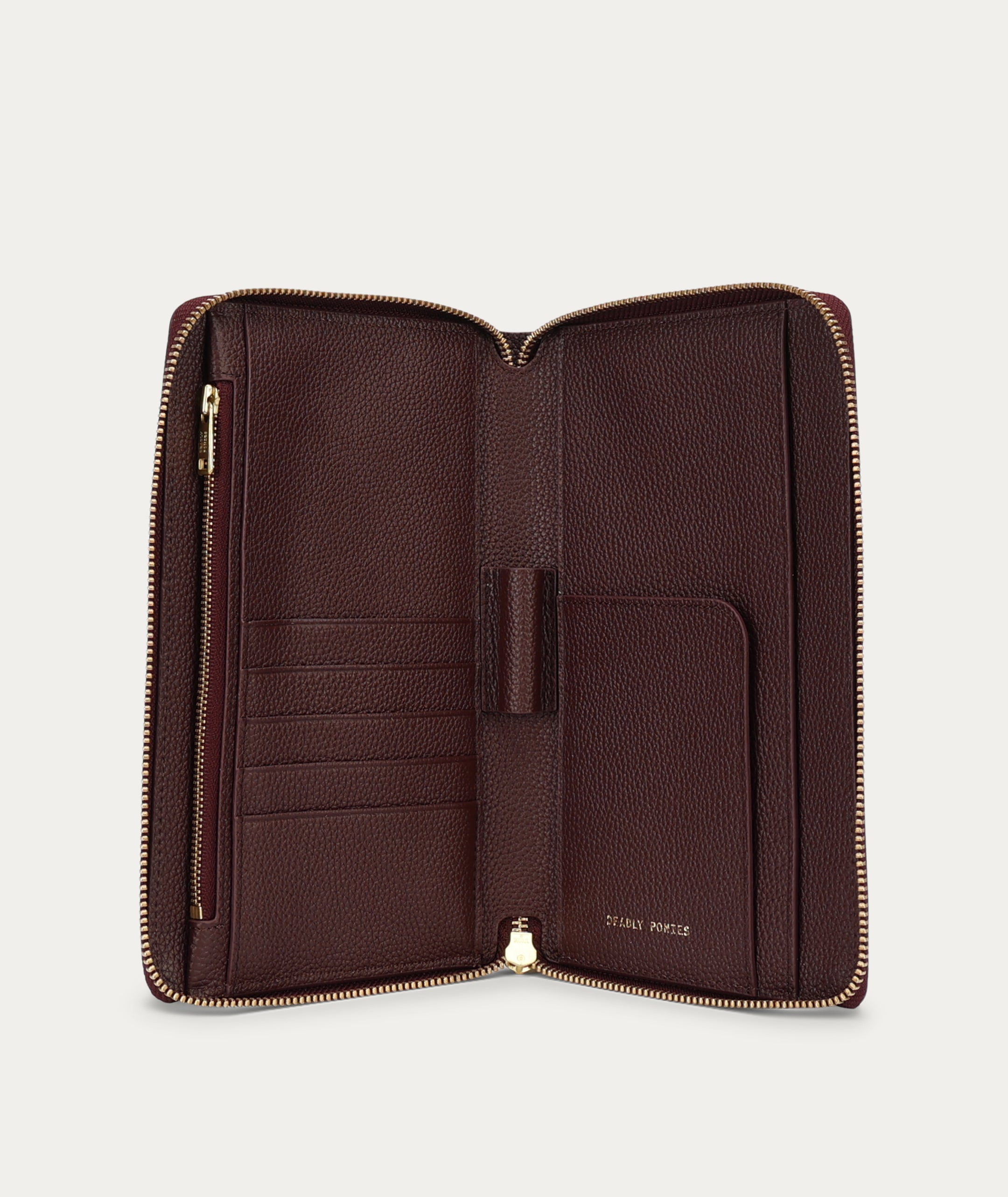 Travel Wallet - Dark Cherry