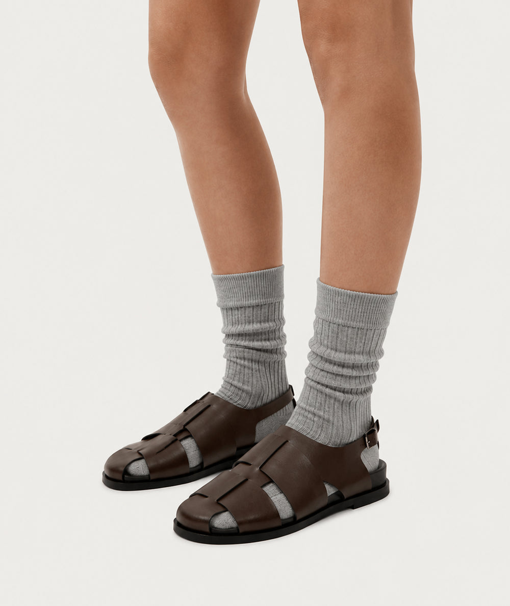 Triton Sandal - Dark Cherry