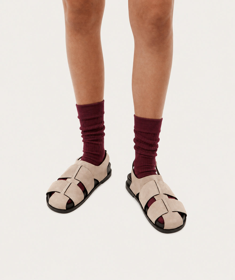 Triton Sandal - Oat Suede