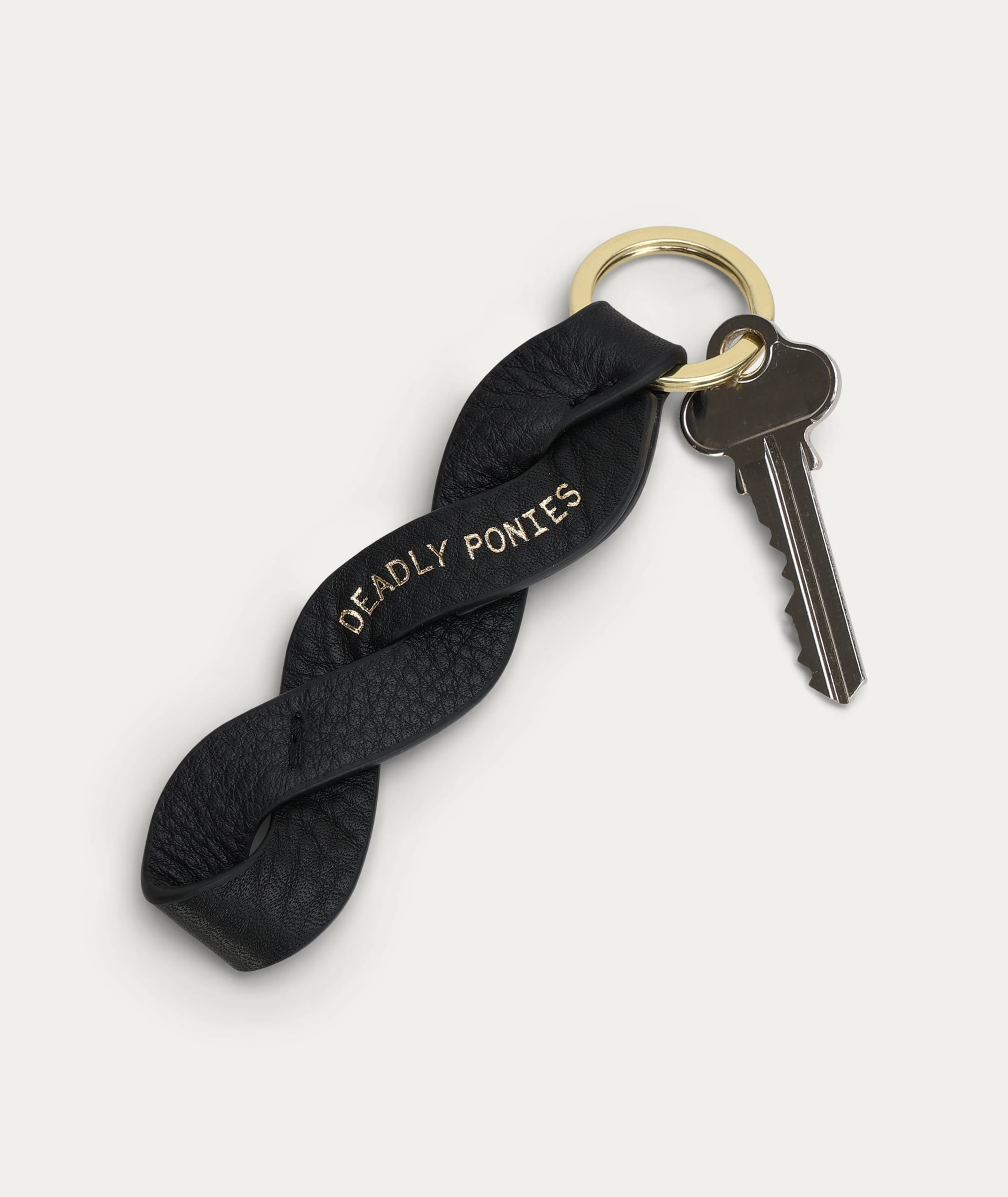 Twister Key Charm - Black