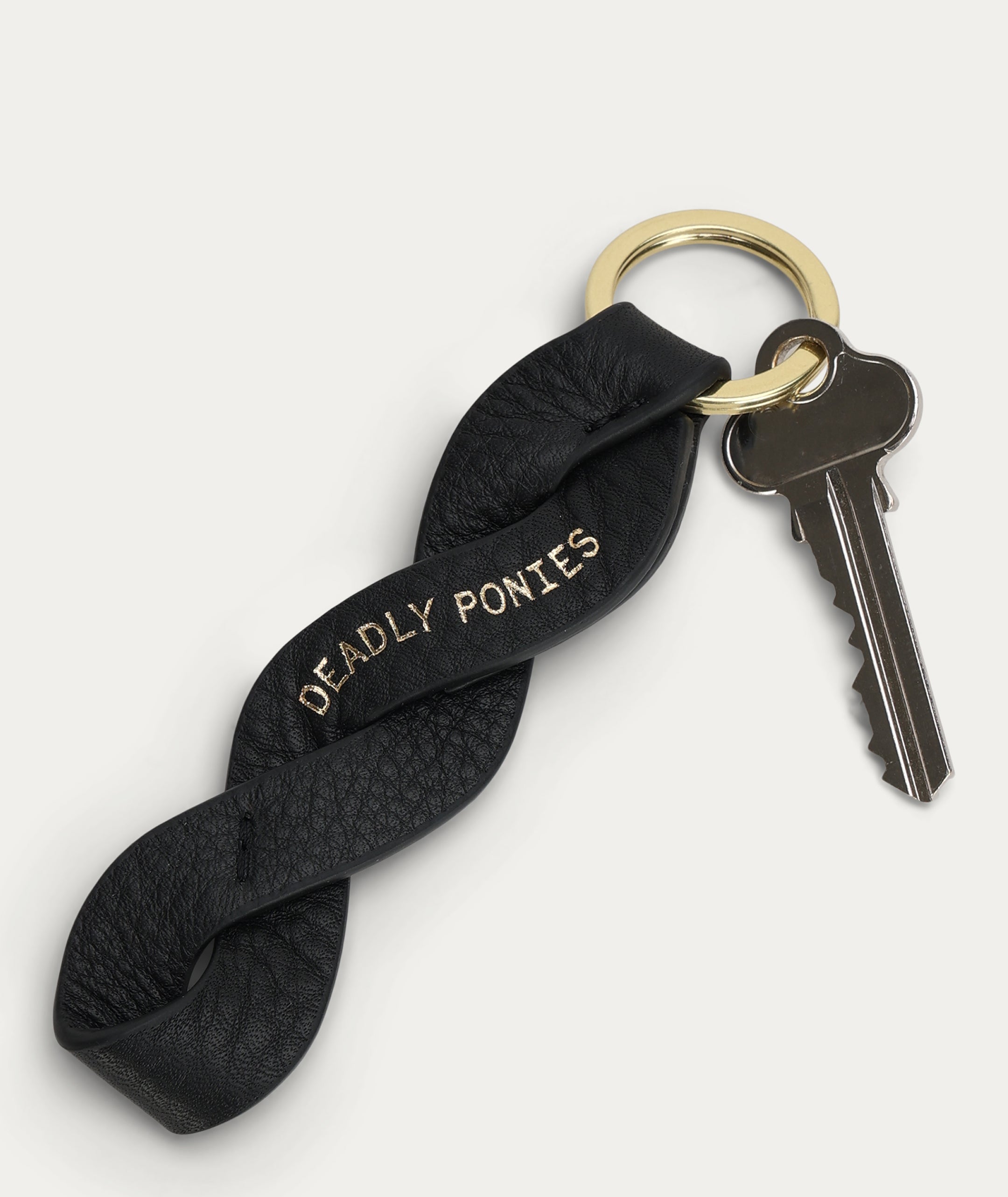 Twister Key Charm - Black