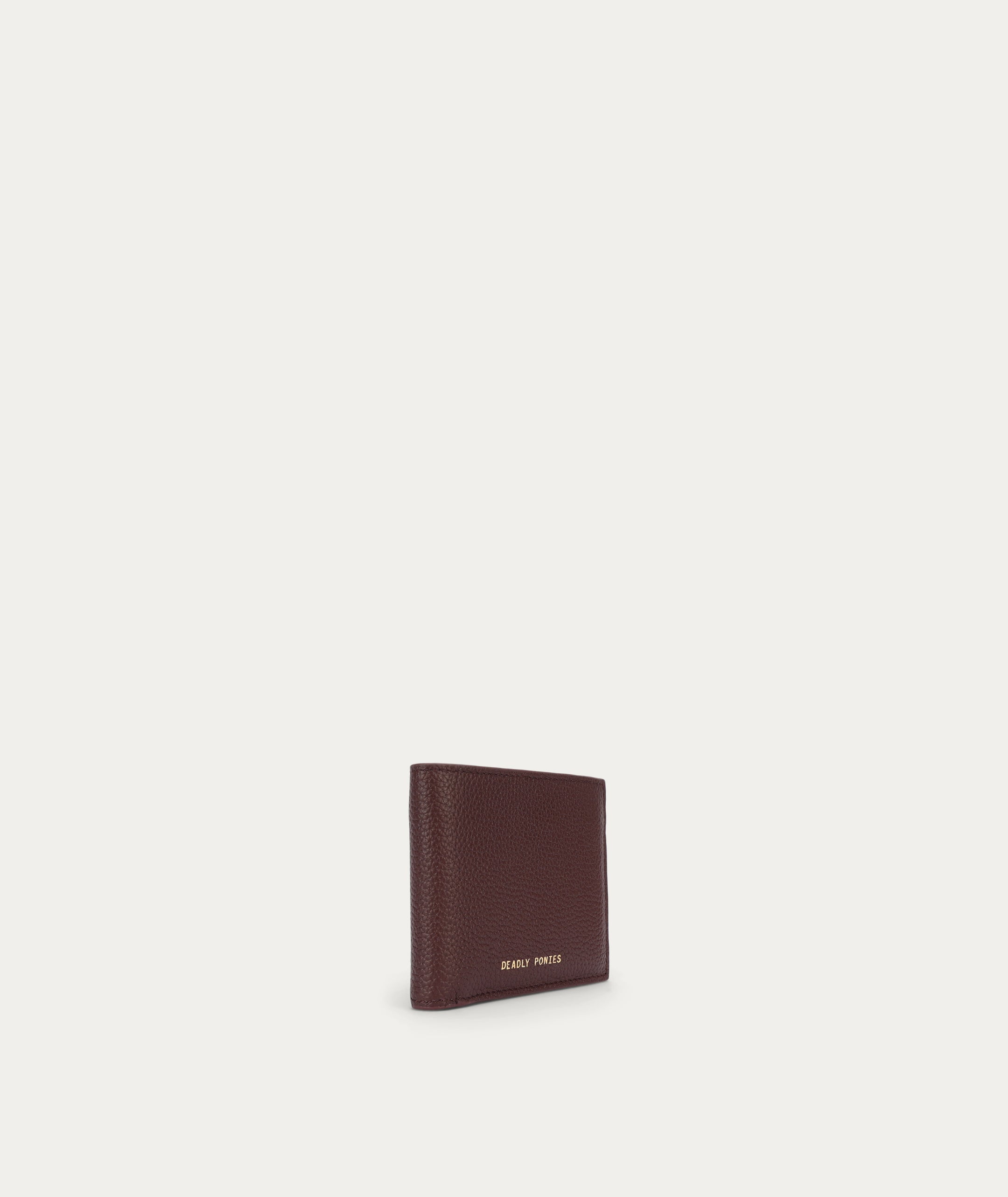 Unisex Flip Wallet - Dark Cherry