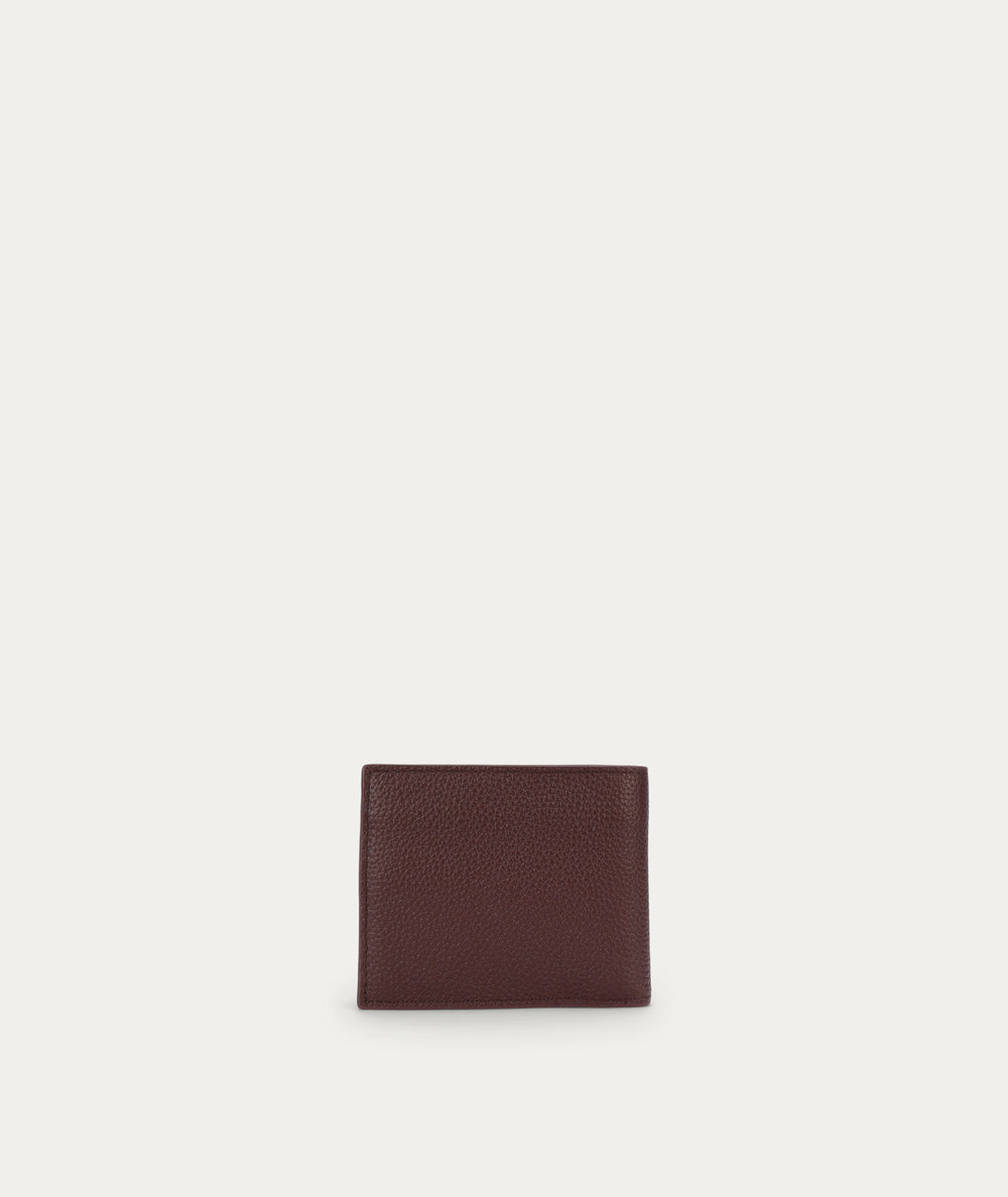 Unisex Flip Wallet - Dark Cherry