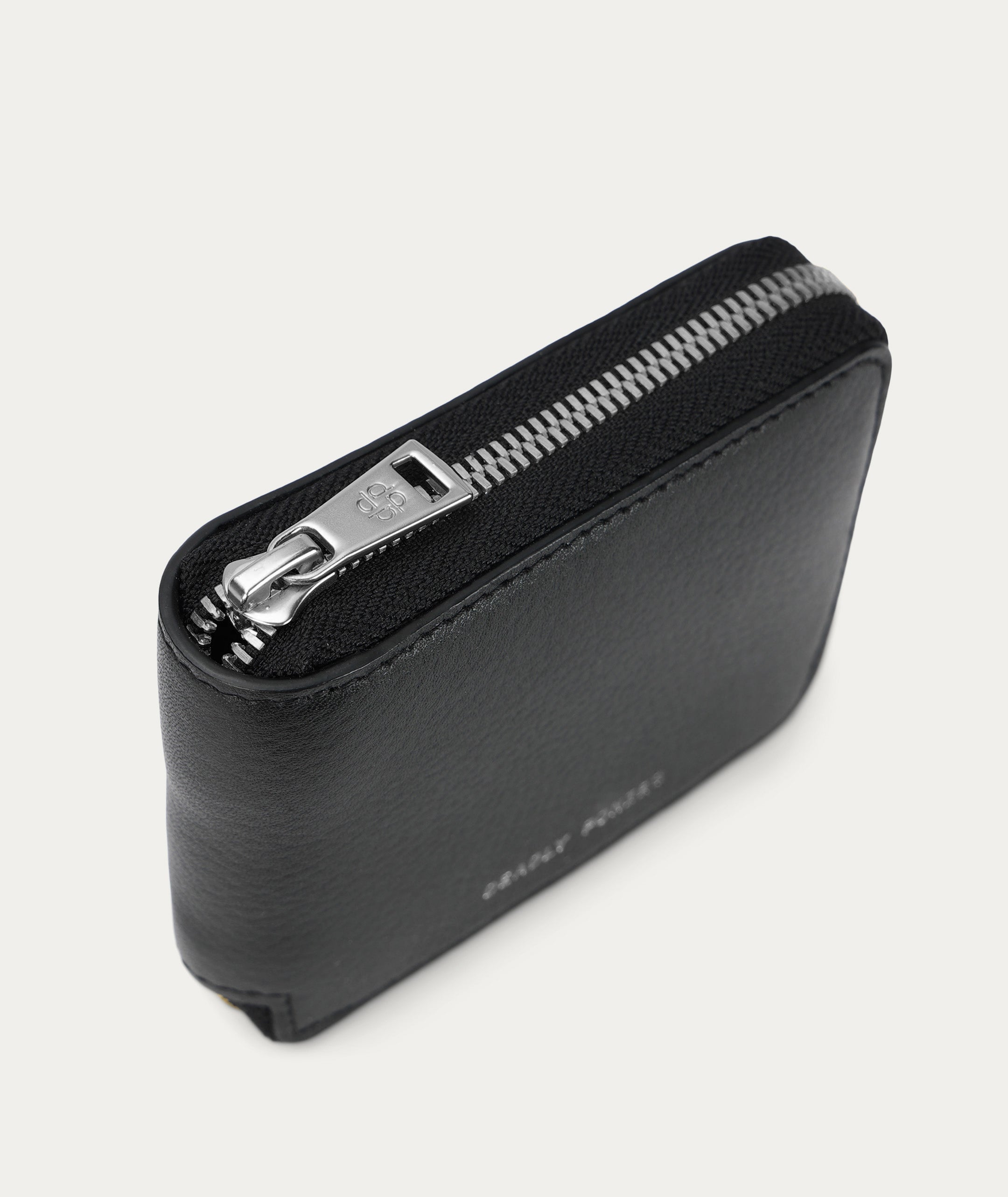 Unisex Zip Wallet - Black/Silver