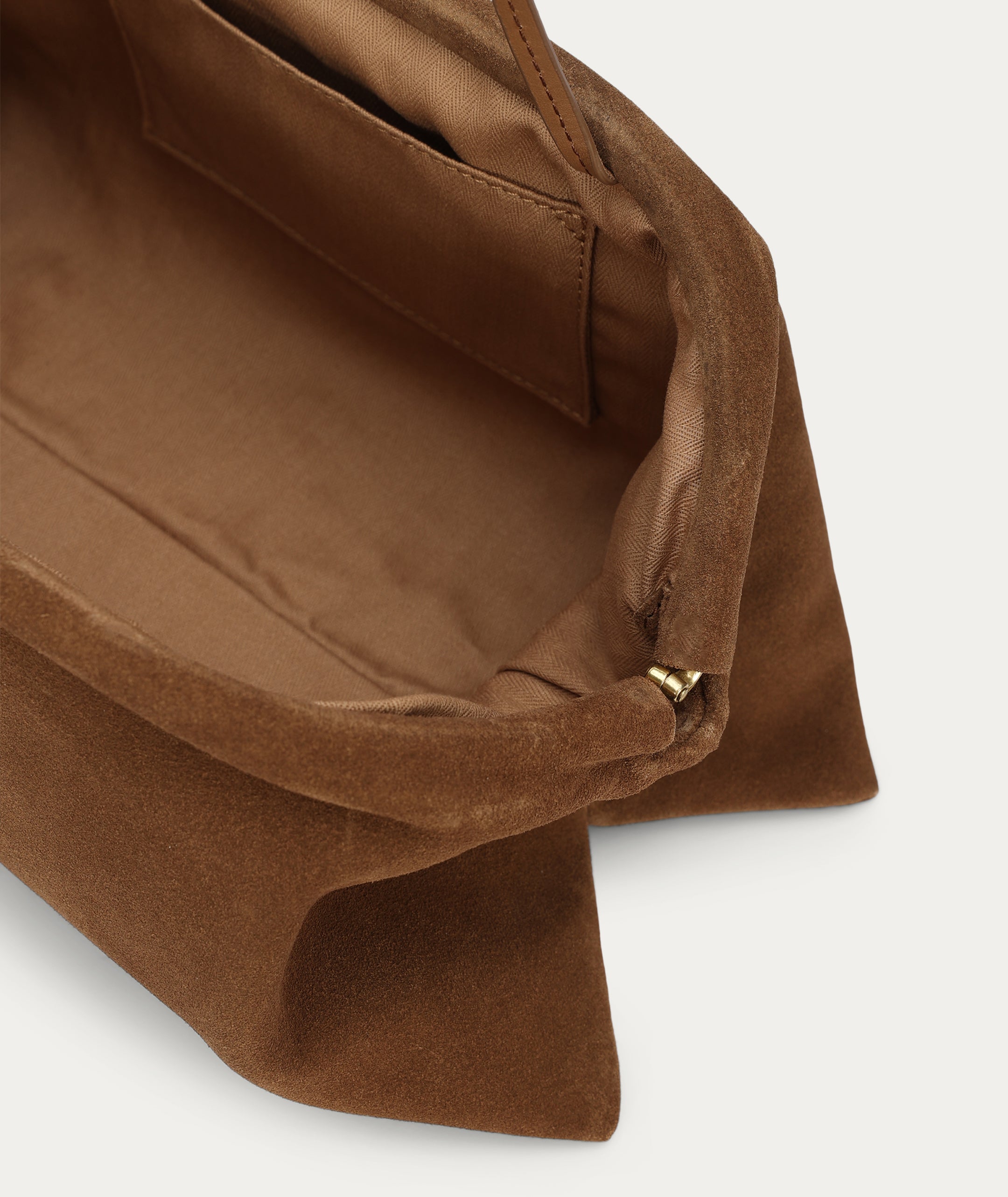 Vault Clutch - Hazel Suede