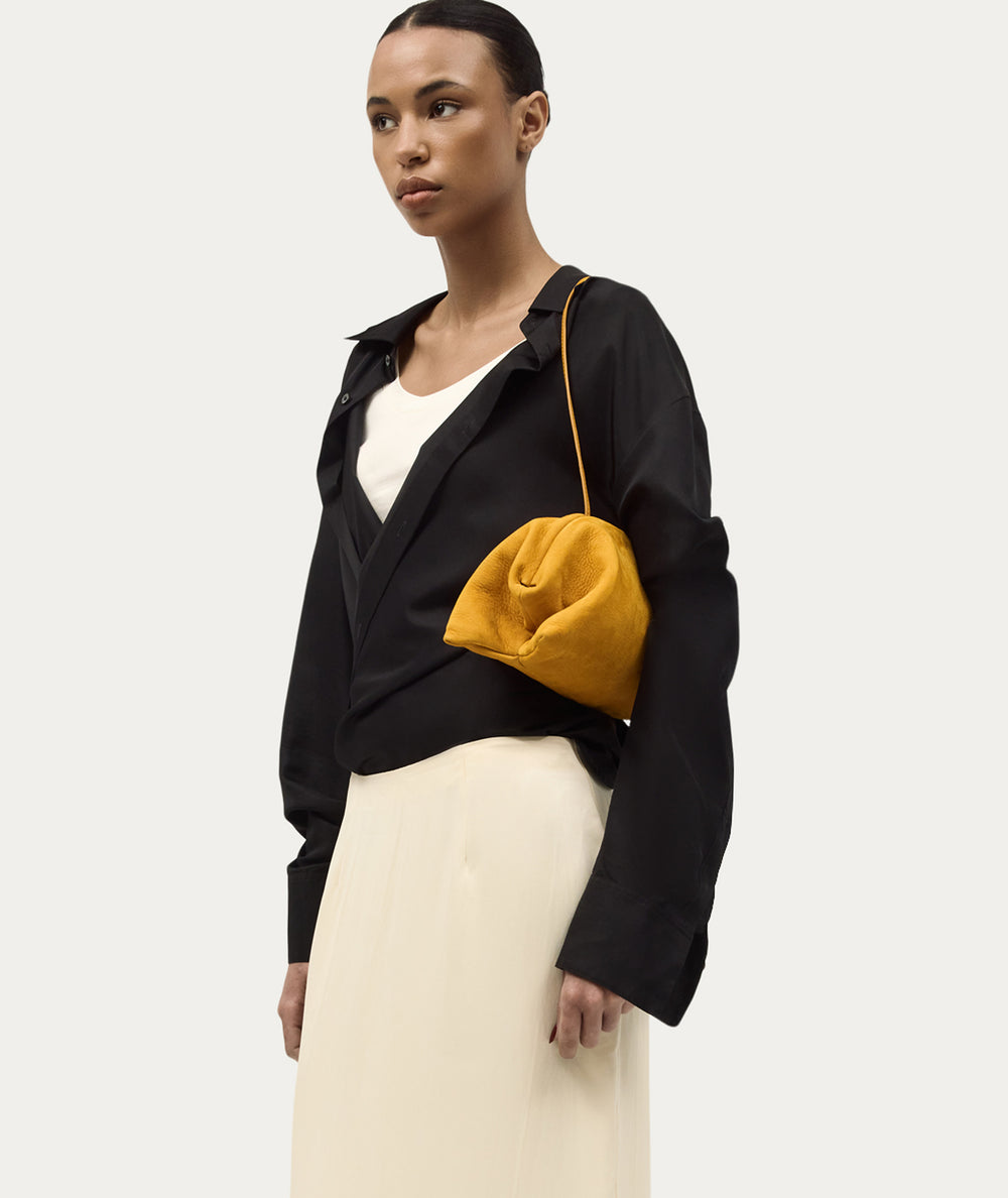 Vault Clutch - Sunflower Nubuck