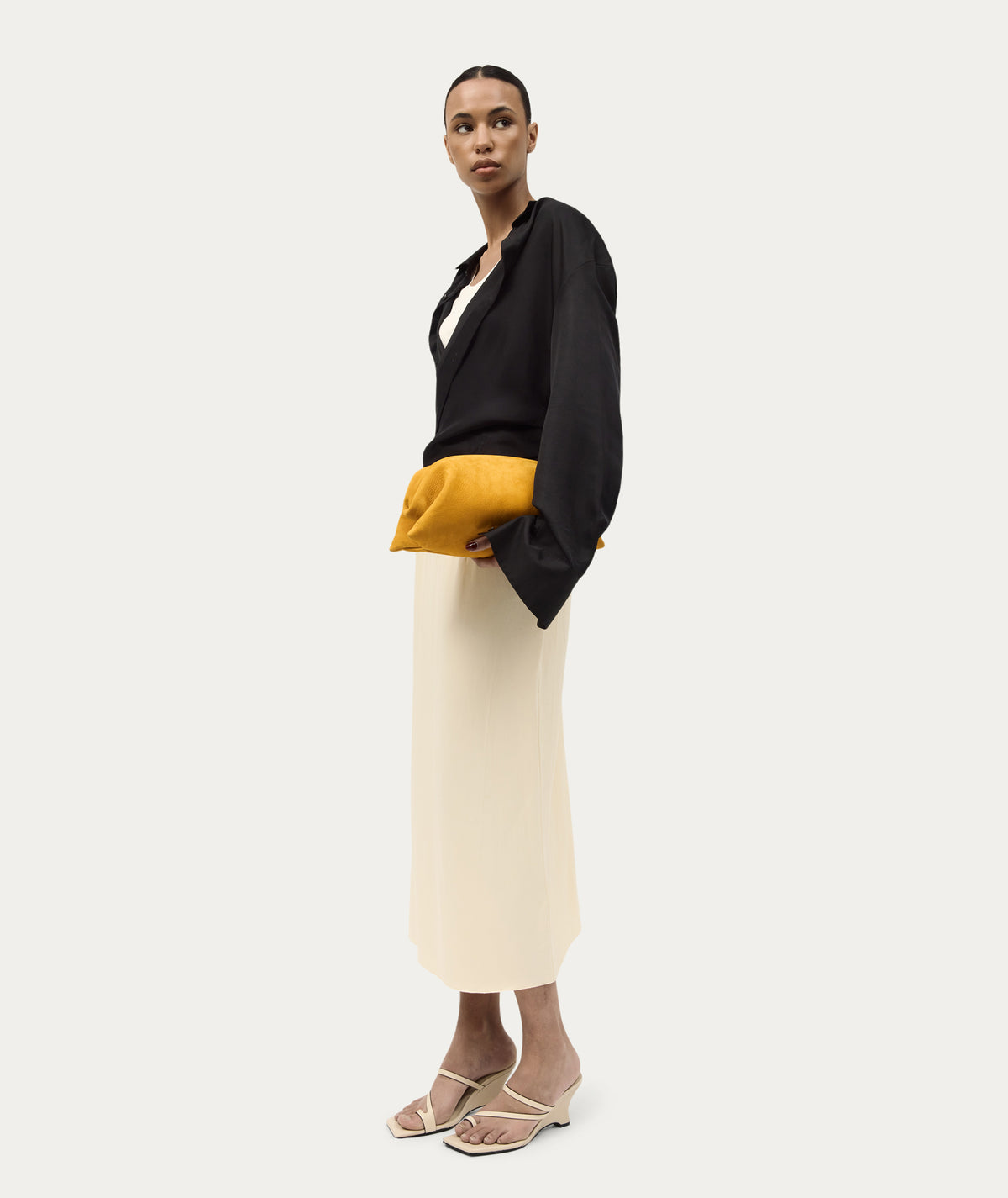 Vault Clutch - Sunflower Nubuck