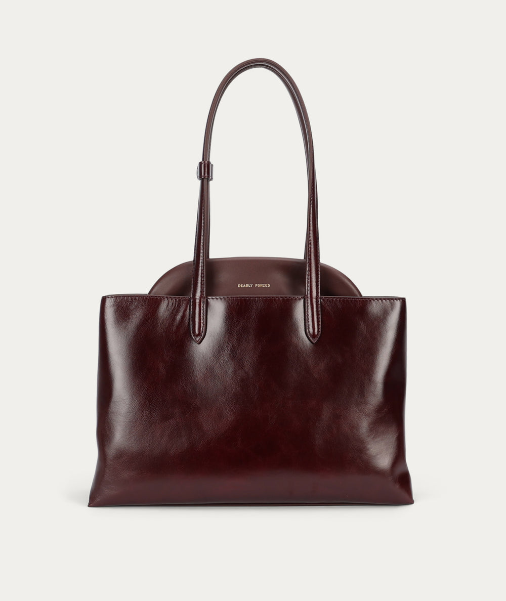Vault Tote - Dark Cherry Gloss