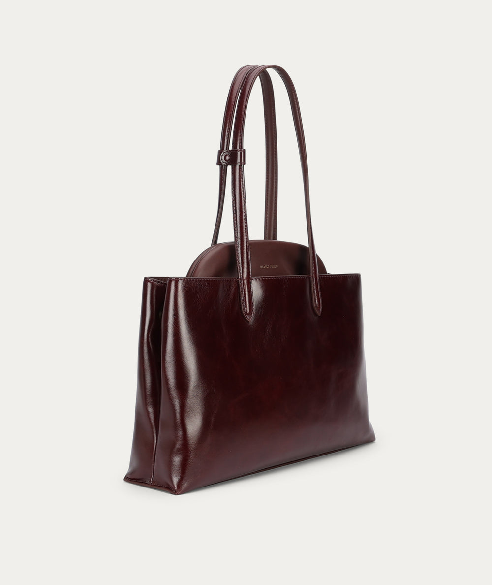 Vault Tote - Dark Cherry Gloss