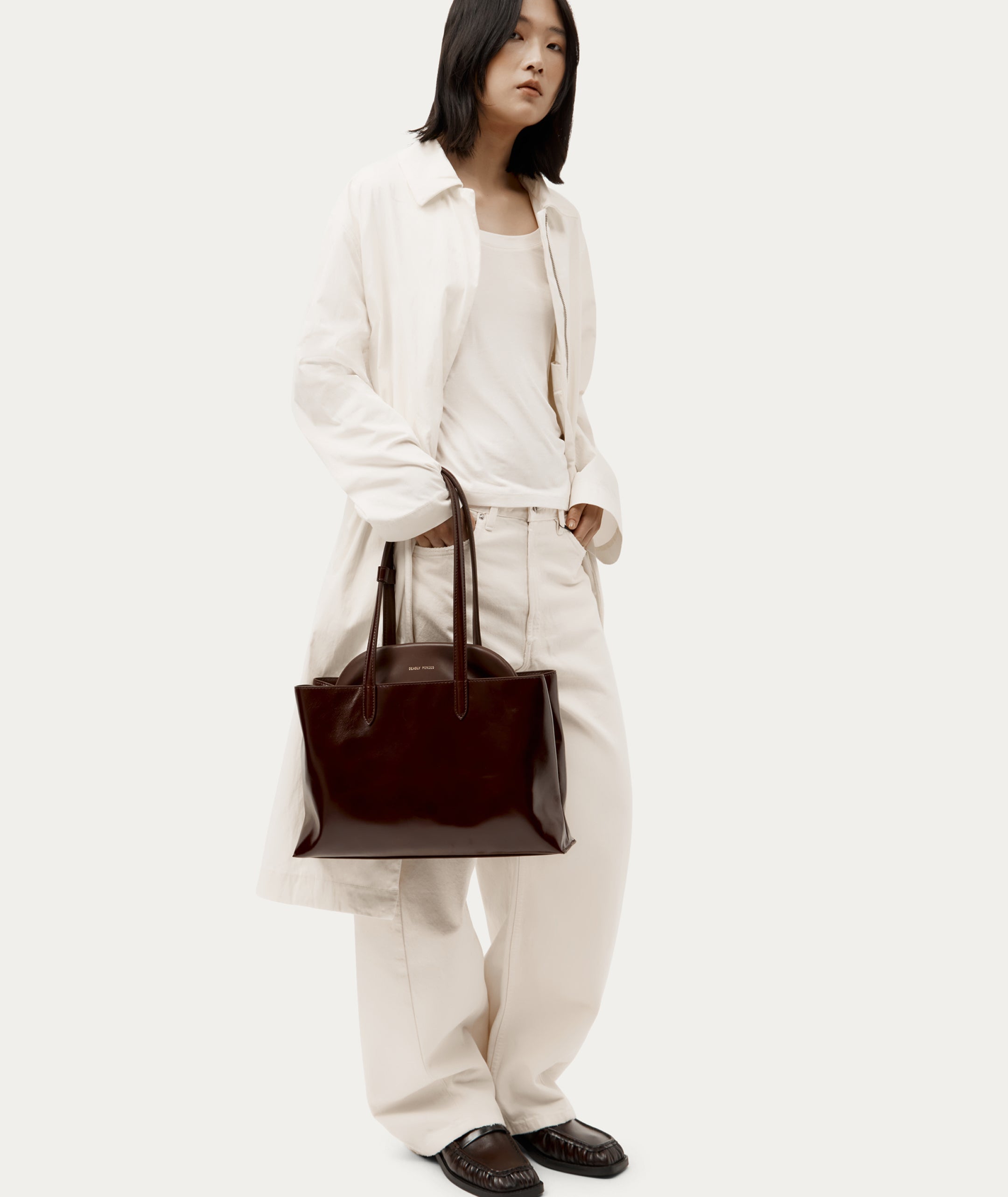Vault Tote - Dark Cherry Gloss