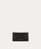 Zip Card Holder - Black/Silver