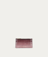 Zip Card Holder - Eclipse Croc